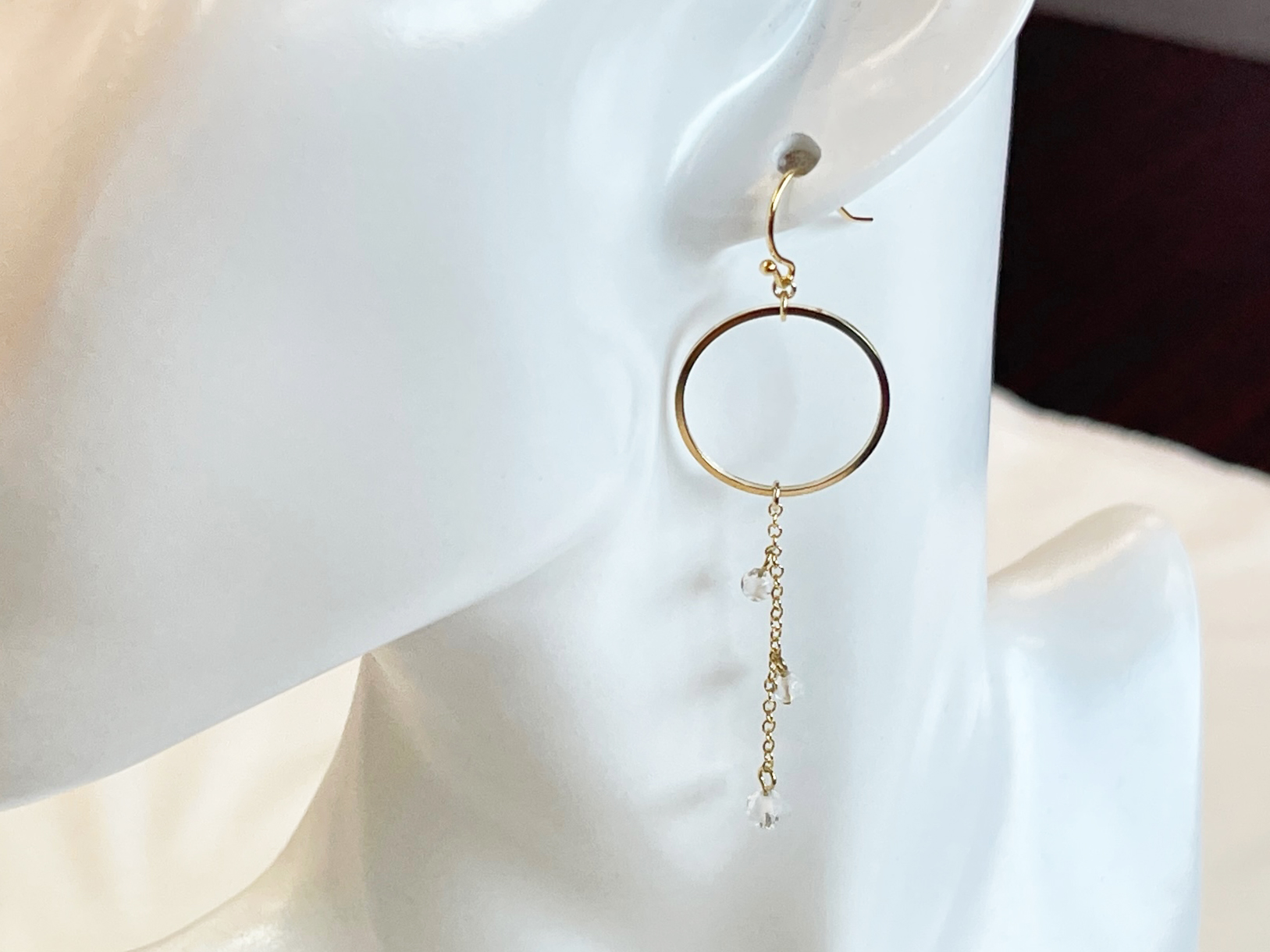 誕生石　サークルピアス