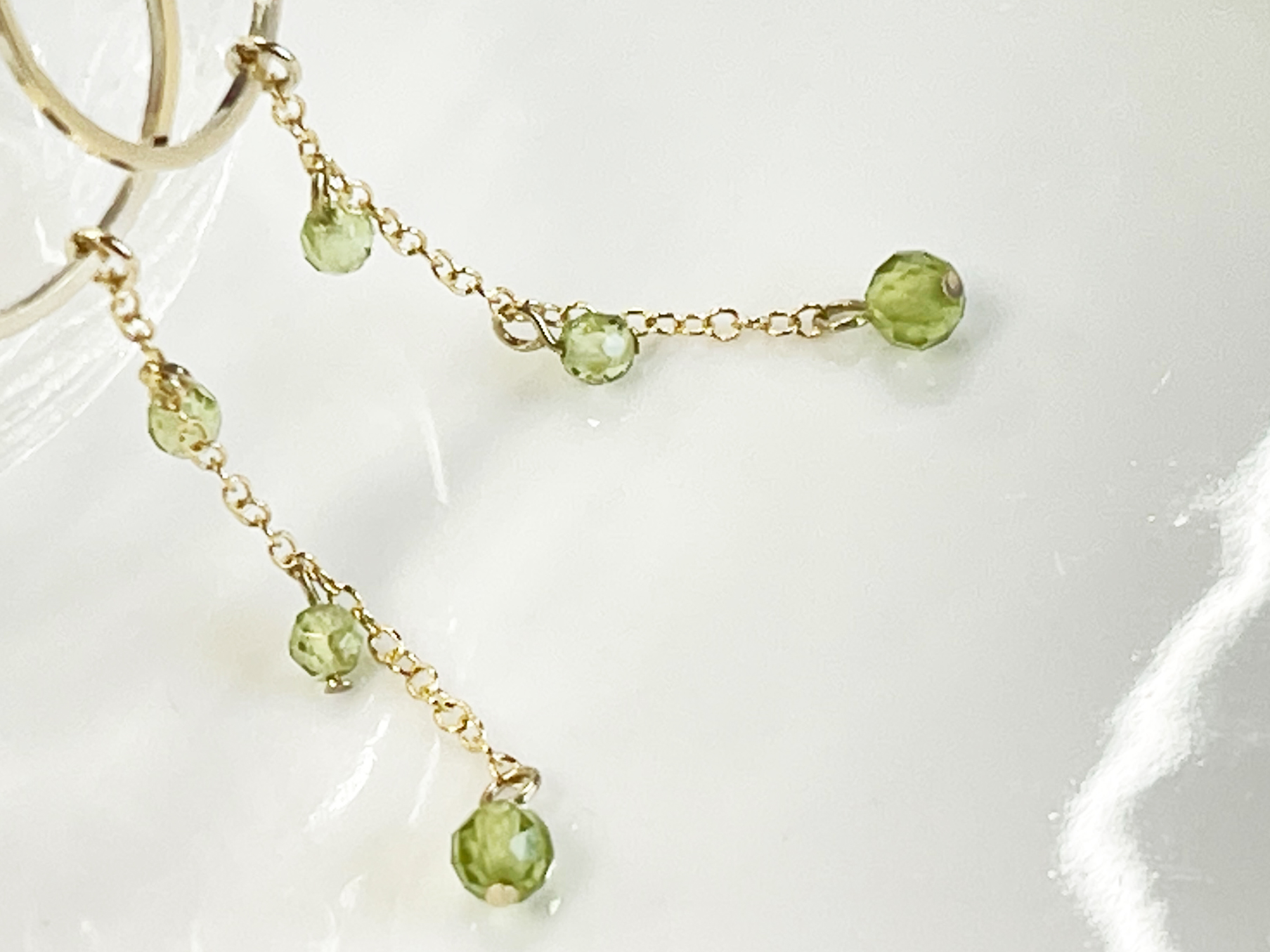 誕生石　サークルピアス