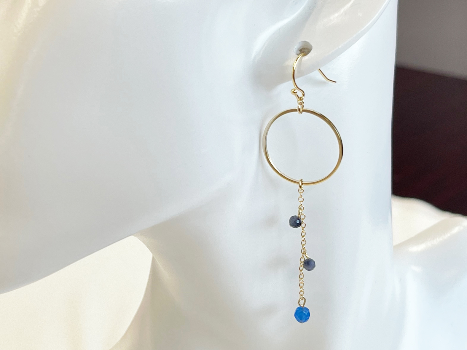 誕生石　サークルピアス