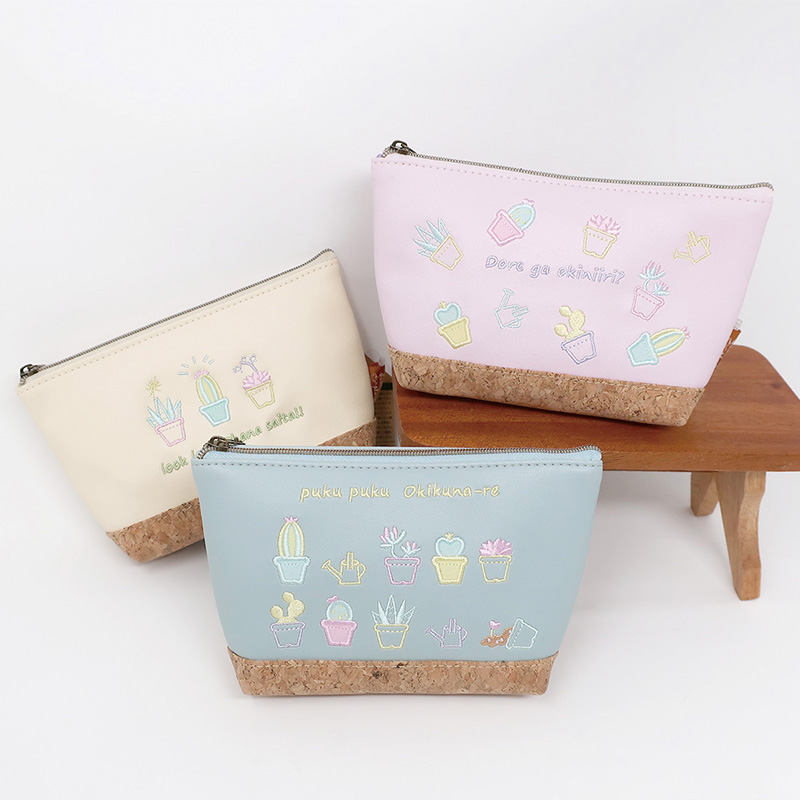 多肉植物 バケツ型ポーチ&ティッシュポーチのギフトセット