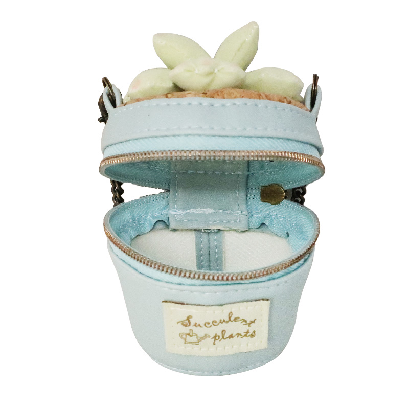 多肉植物 バケツ型ポーチ&ティッシュポーチのギフトセット