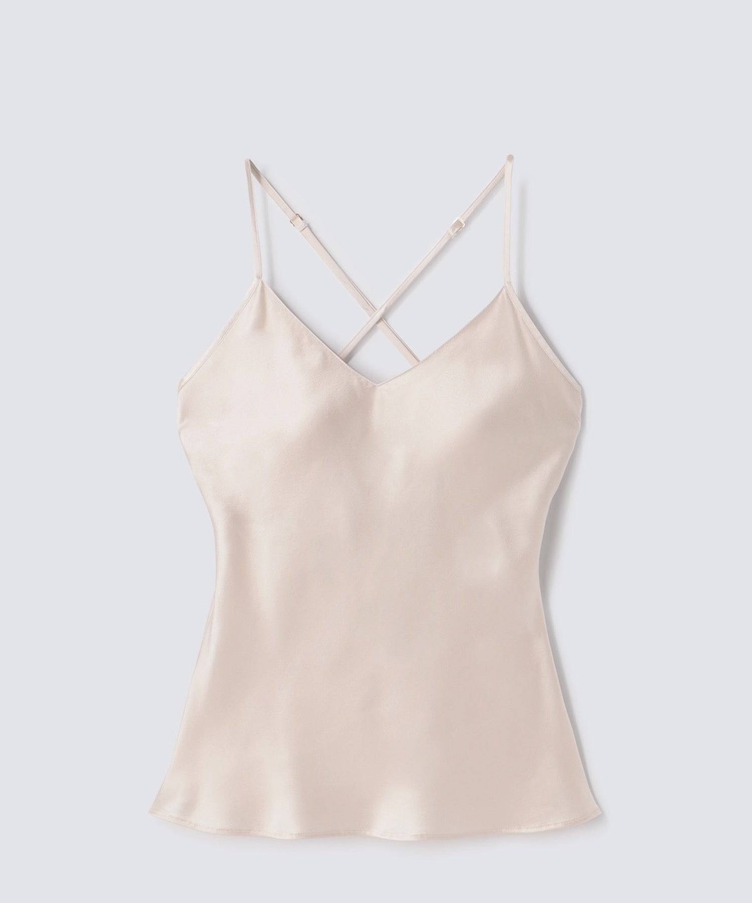 【セットアップ】シルクショートパンツ&キャミソール