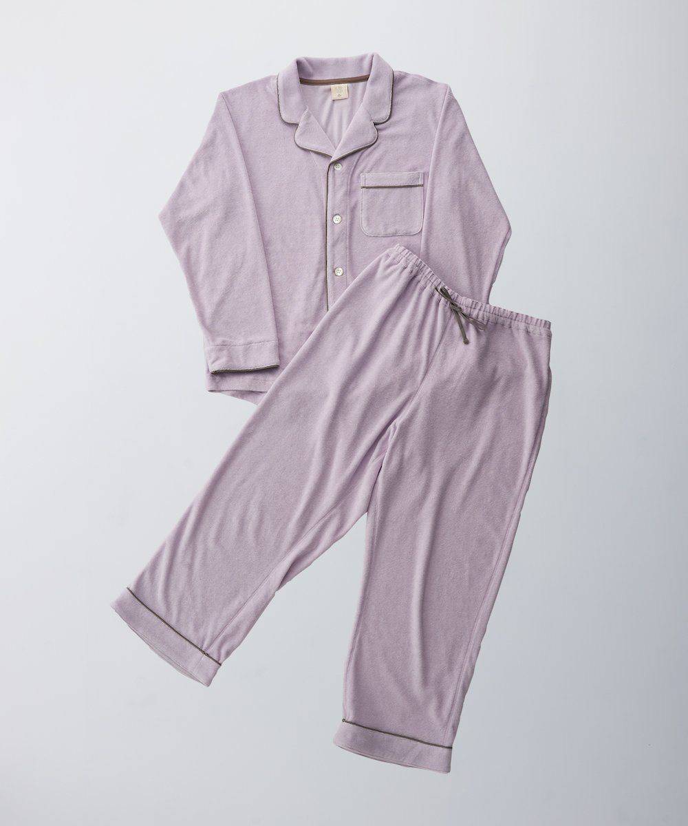 【セットアップ】コットンパジャマ  ラベンダー