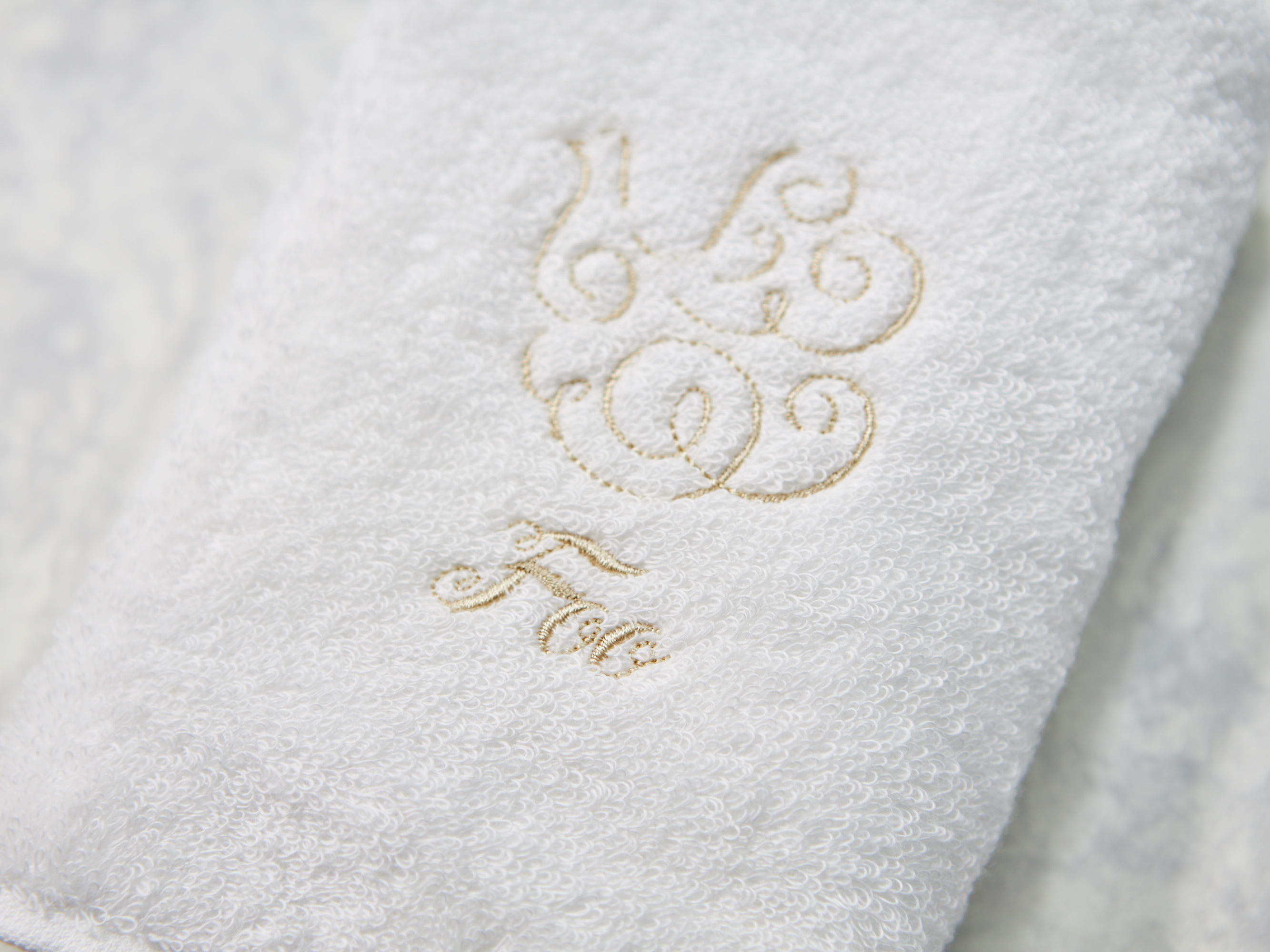 オーガニックコットン ハンドタオル1枚×Foo Tokyo バスオイル Luxe Flower・Dreaming Aroma ギフトセット