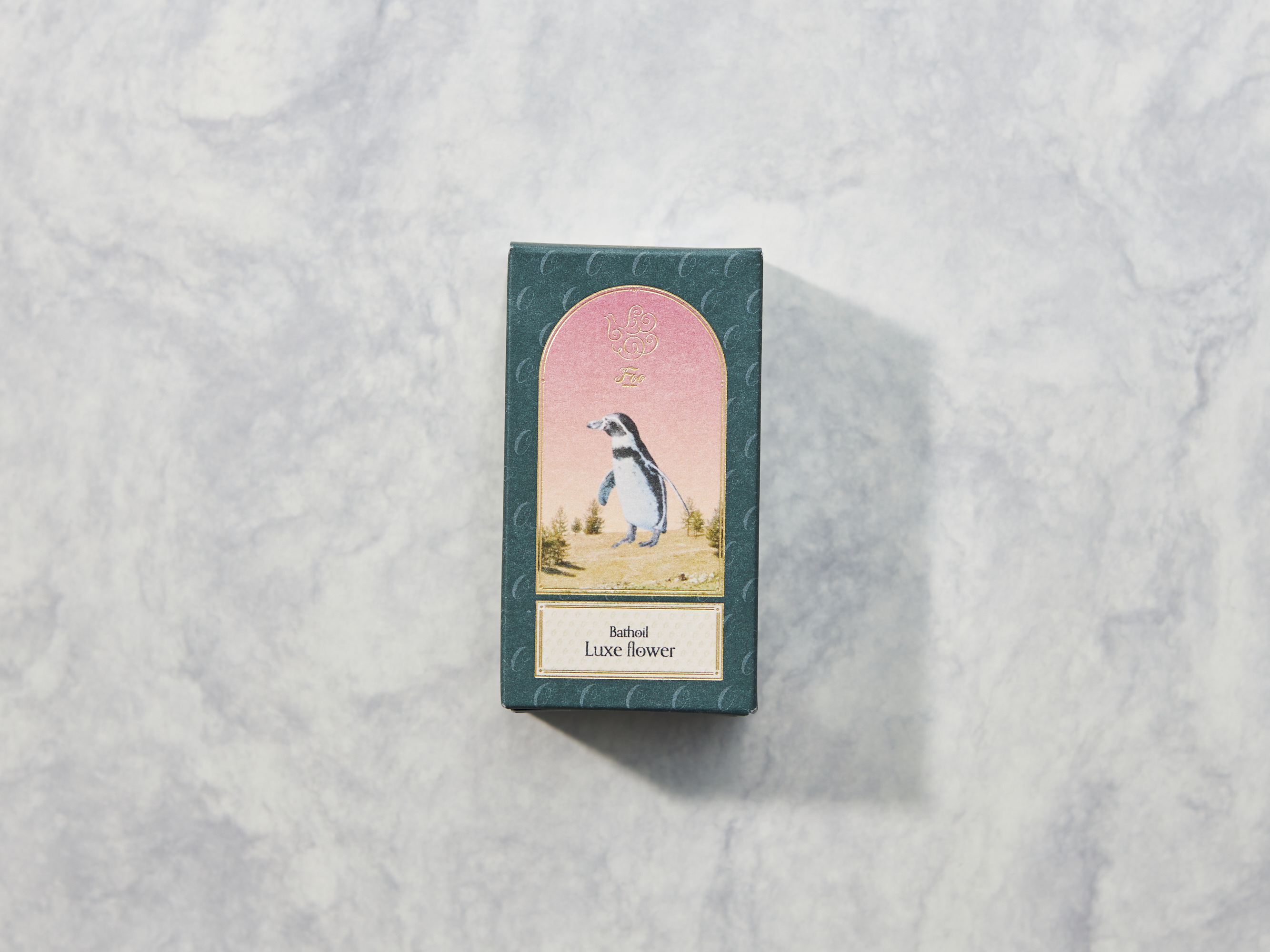 オーガニックコットン ハンドタオル1枚×Foo Tokyo バスオイル Luxe Flower・Dreaming Aroma ギフトセット