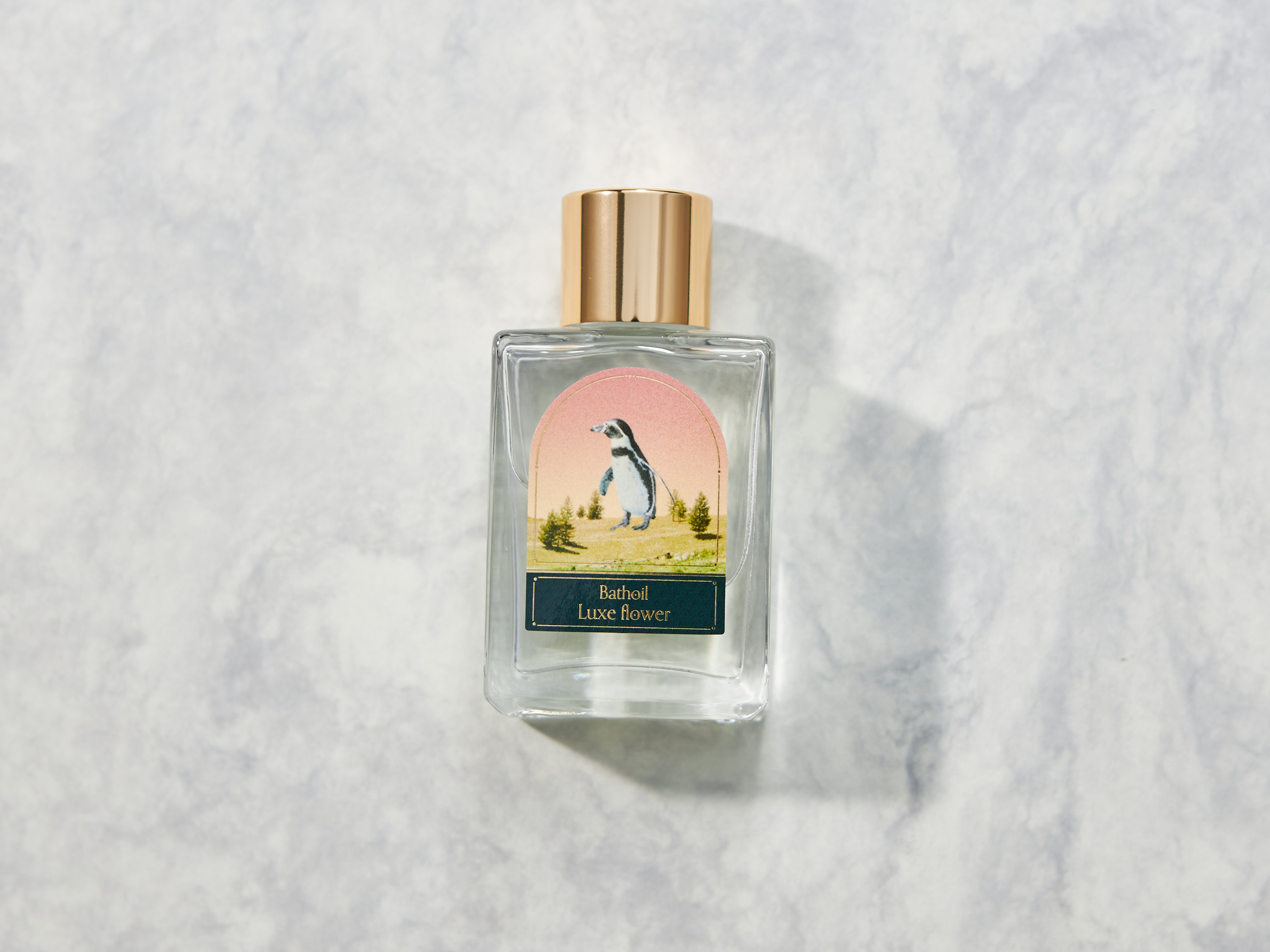 オーガニックコットン ハンドタオル1枚×Foo Tokyo バスオイル Luxe Flower・Dreaming Aroma ギフトセット