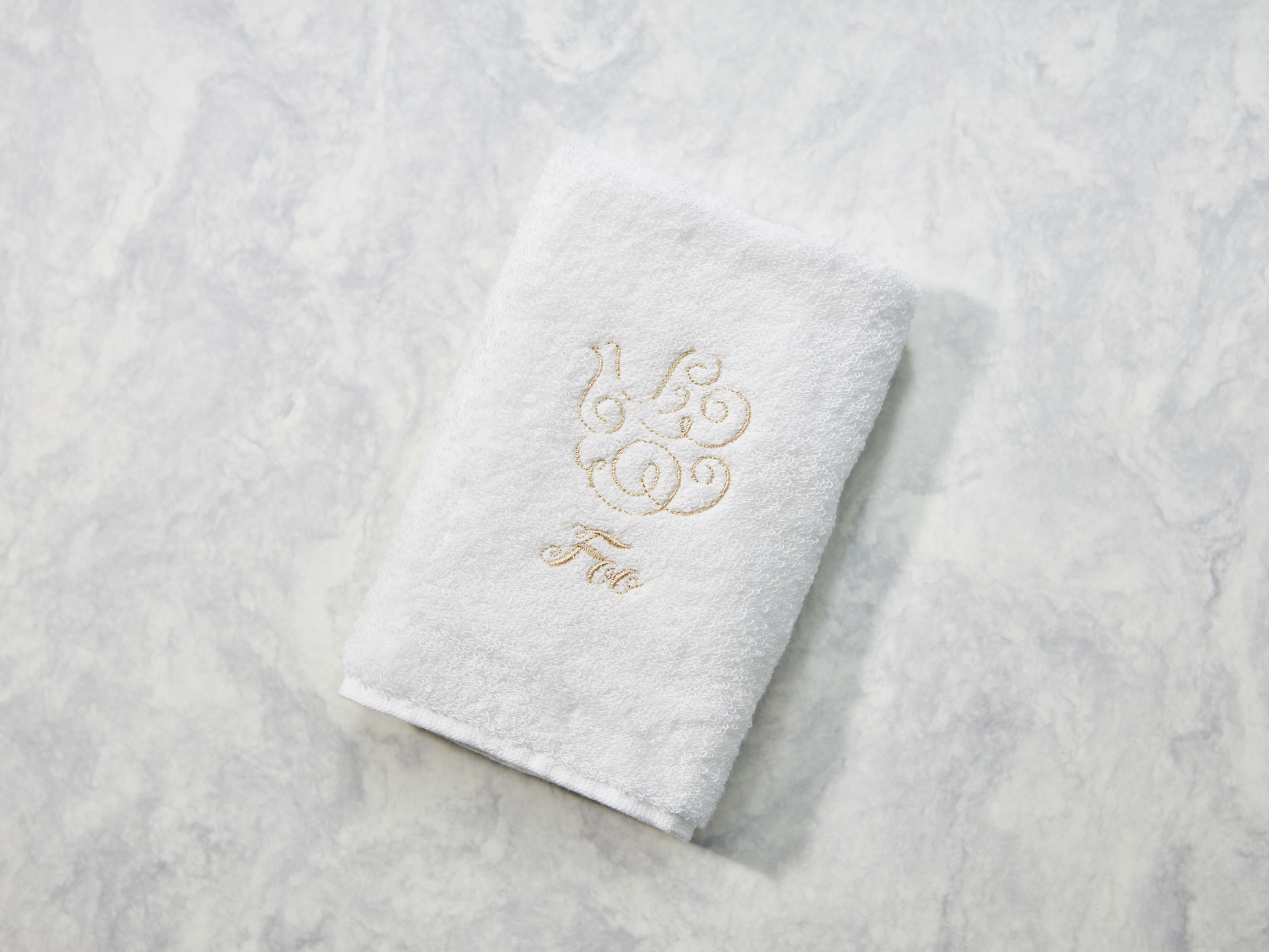 オーガニックコットン ハンドタオル2枚&Foo TokyoバスオイルLuxe Flower 1本ギフトセット