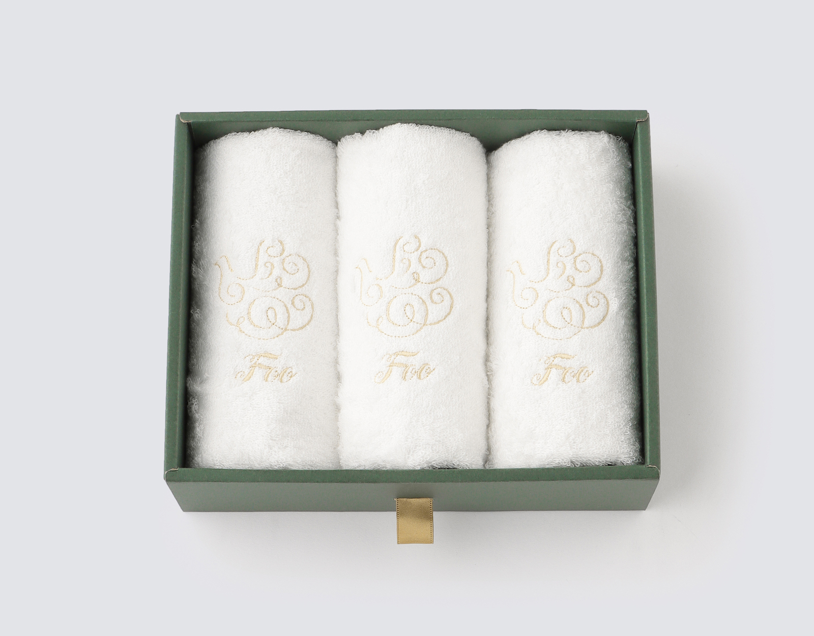 オーガニックコットン フェイスタオル 3枚入りギフトセット