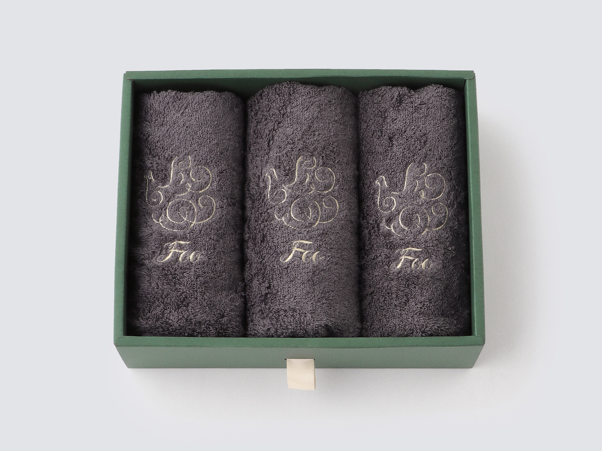 オーガニックコットン フェイスタオル 3枚入りギフトセット