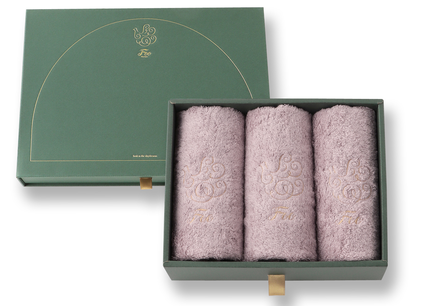 オーガニックコットン フェイスタオル 3枚入りギフトセット