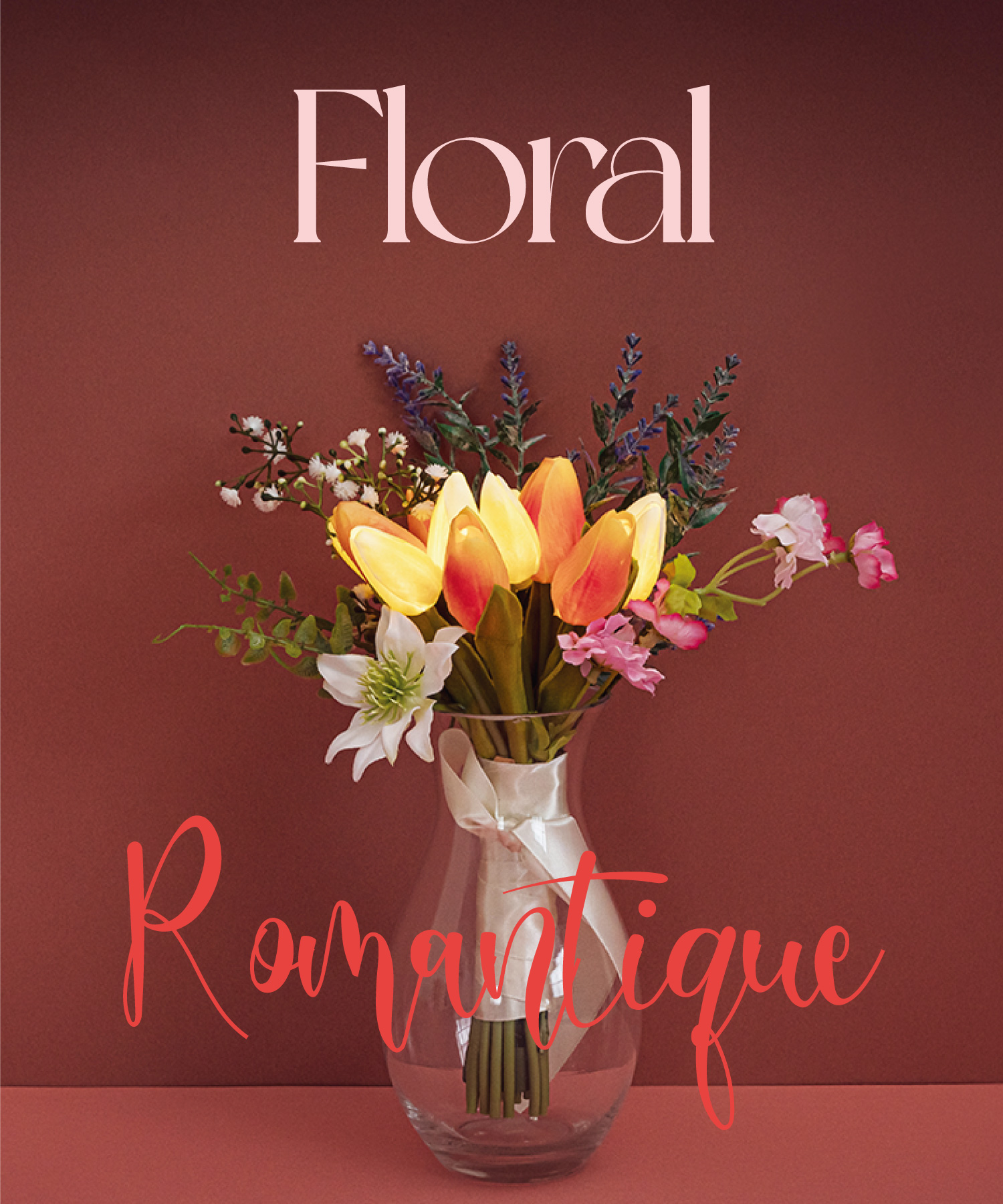 ロマンティックチューリップブーケLED