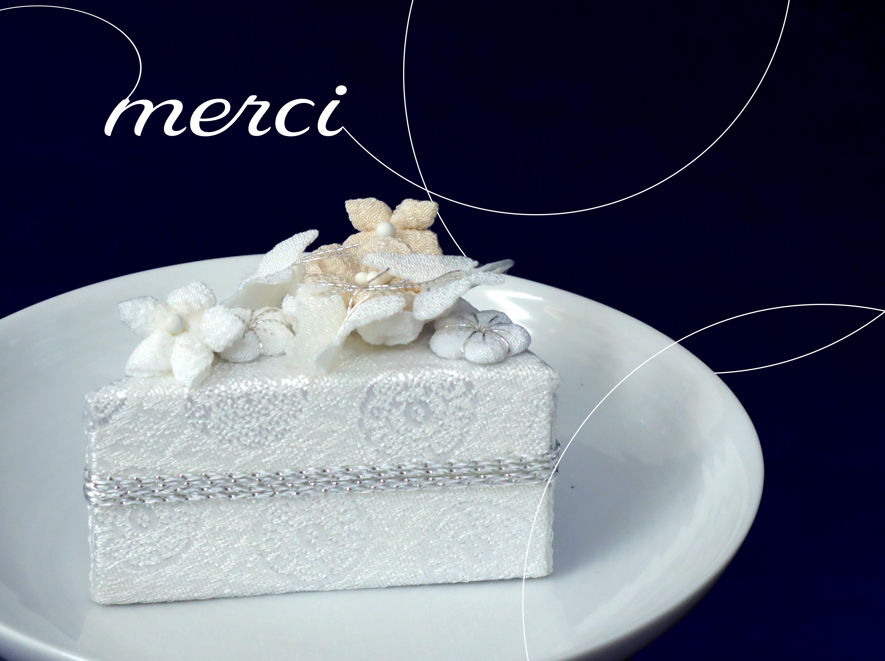 merci ちりめんスイーツ プチケーキ＜バタフライ＞