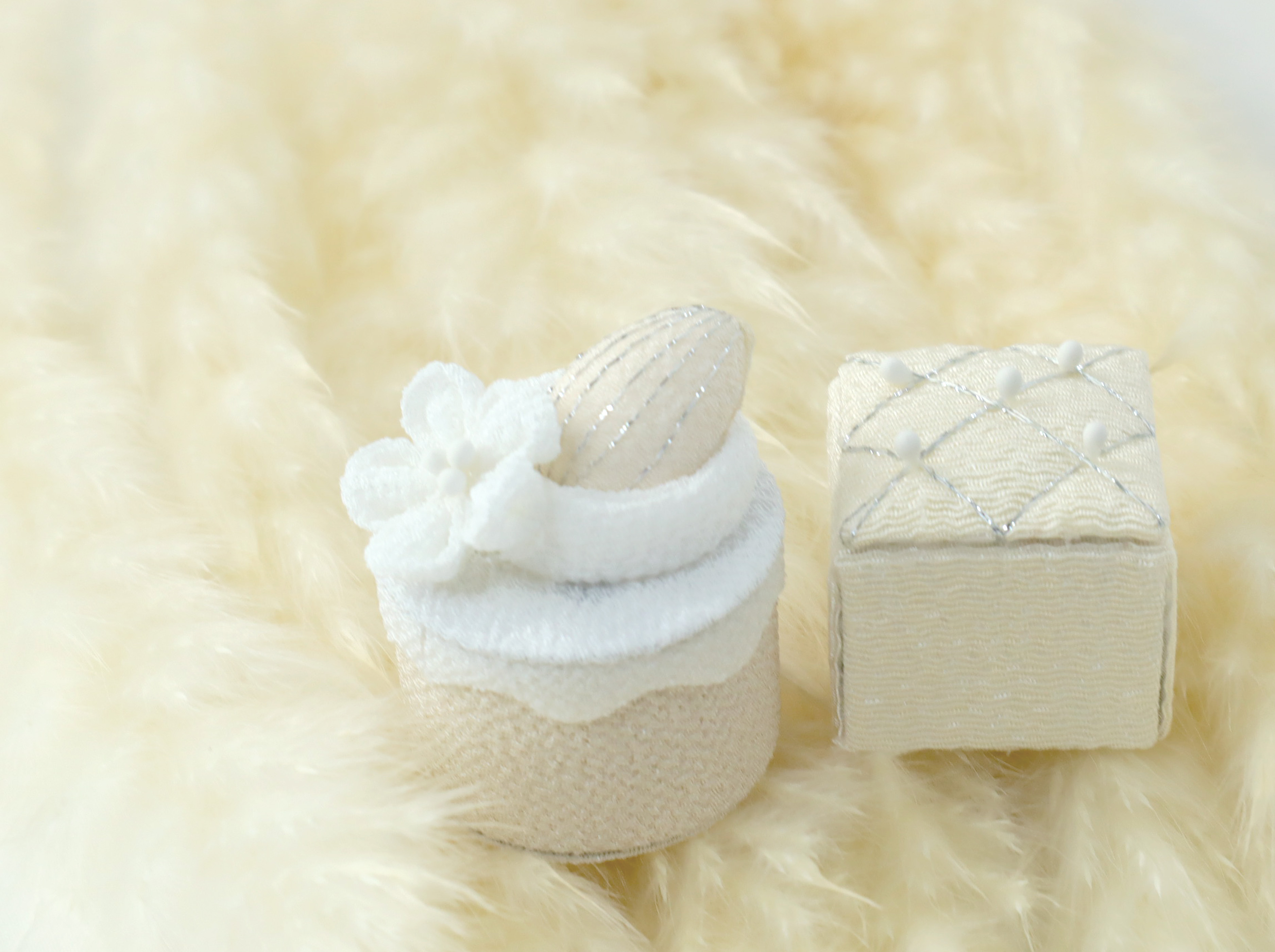 merci ちりめんスイーツ ホワイトチョコアーモンド