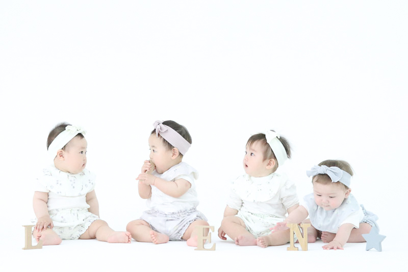 【名入れギフト】ヘアバンド・スタイ・ブルマ＆イニシャル グローブ