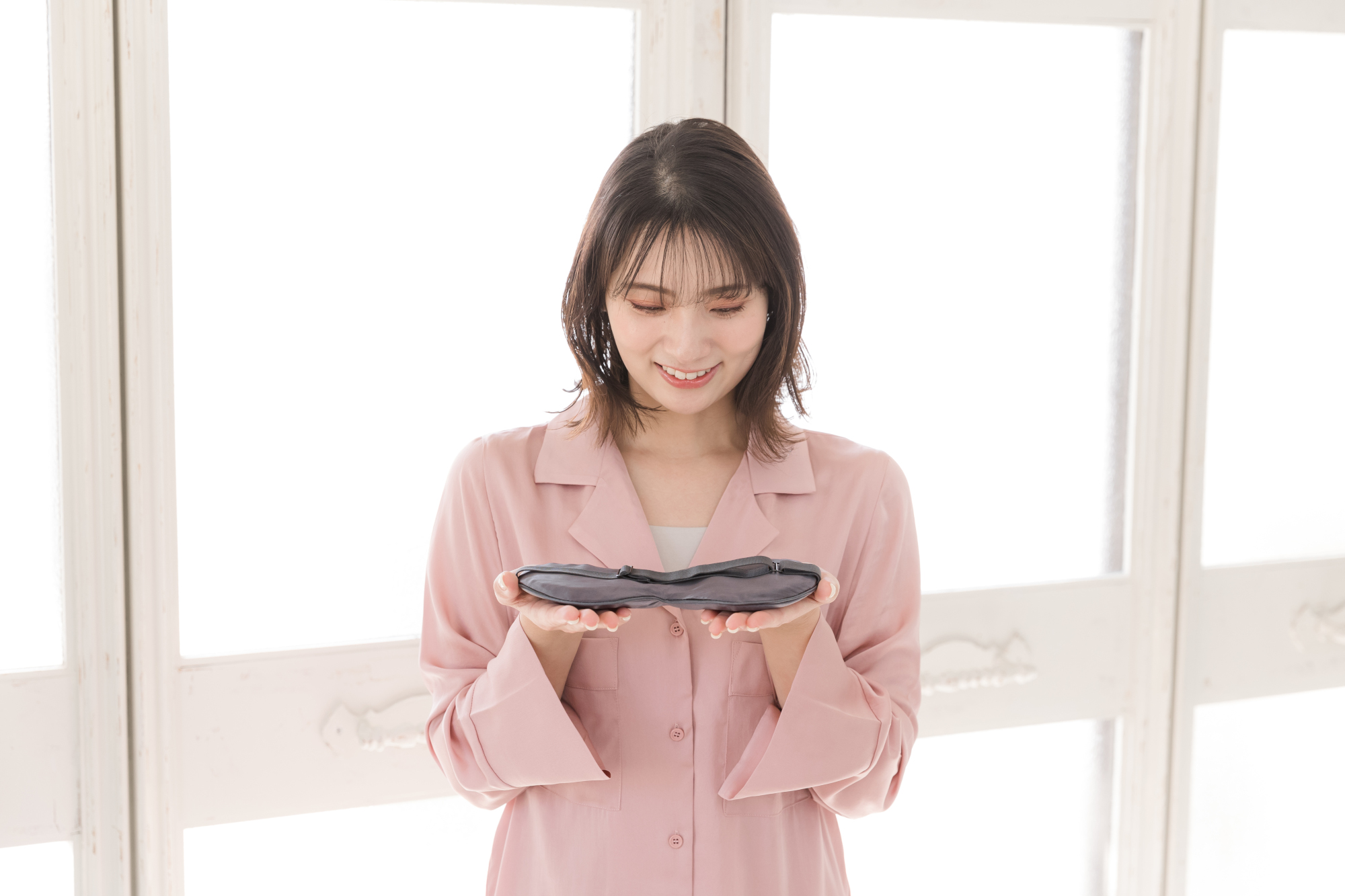 高級シルク100% ホットアイマスク