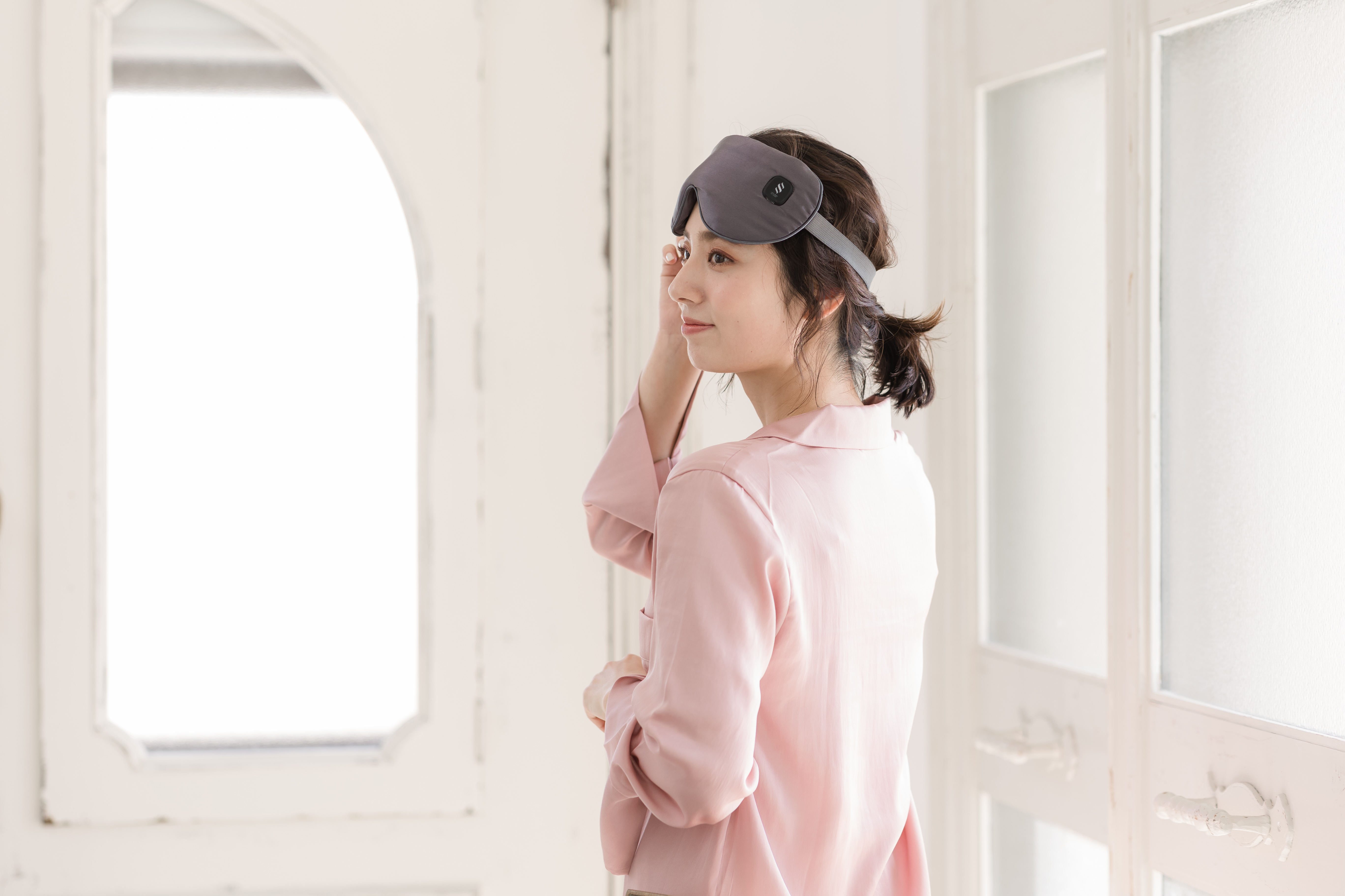 高級シルク100% ホットアイマスク