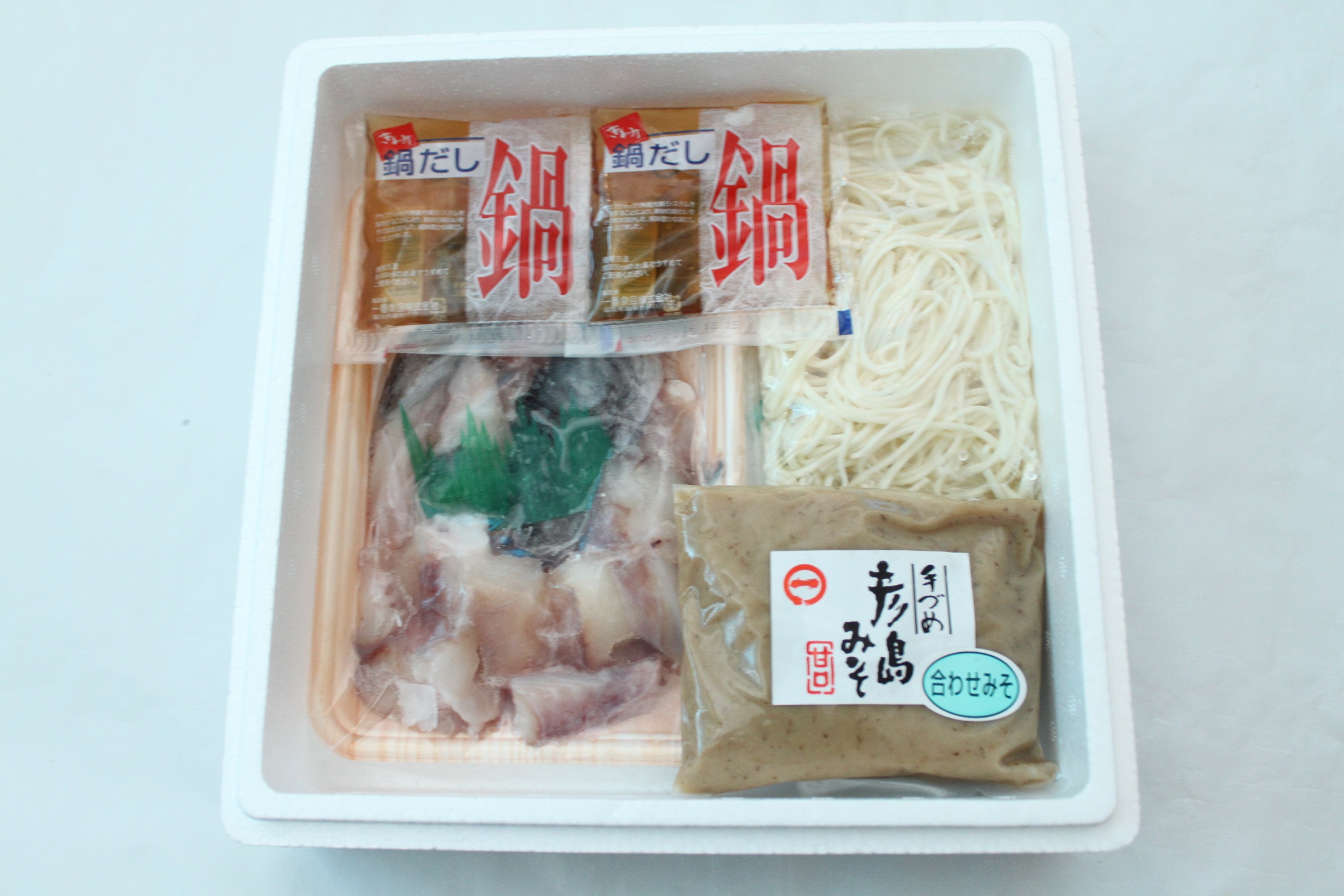 あんこう鍋うどんセット