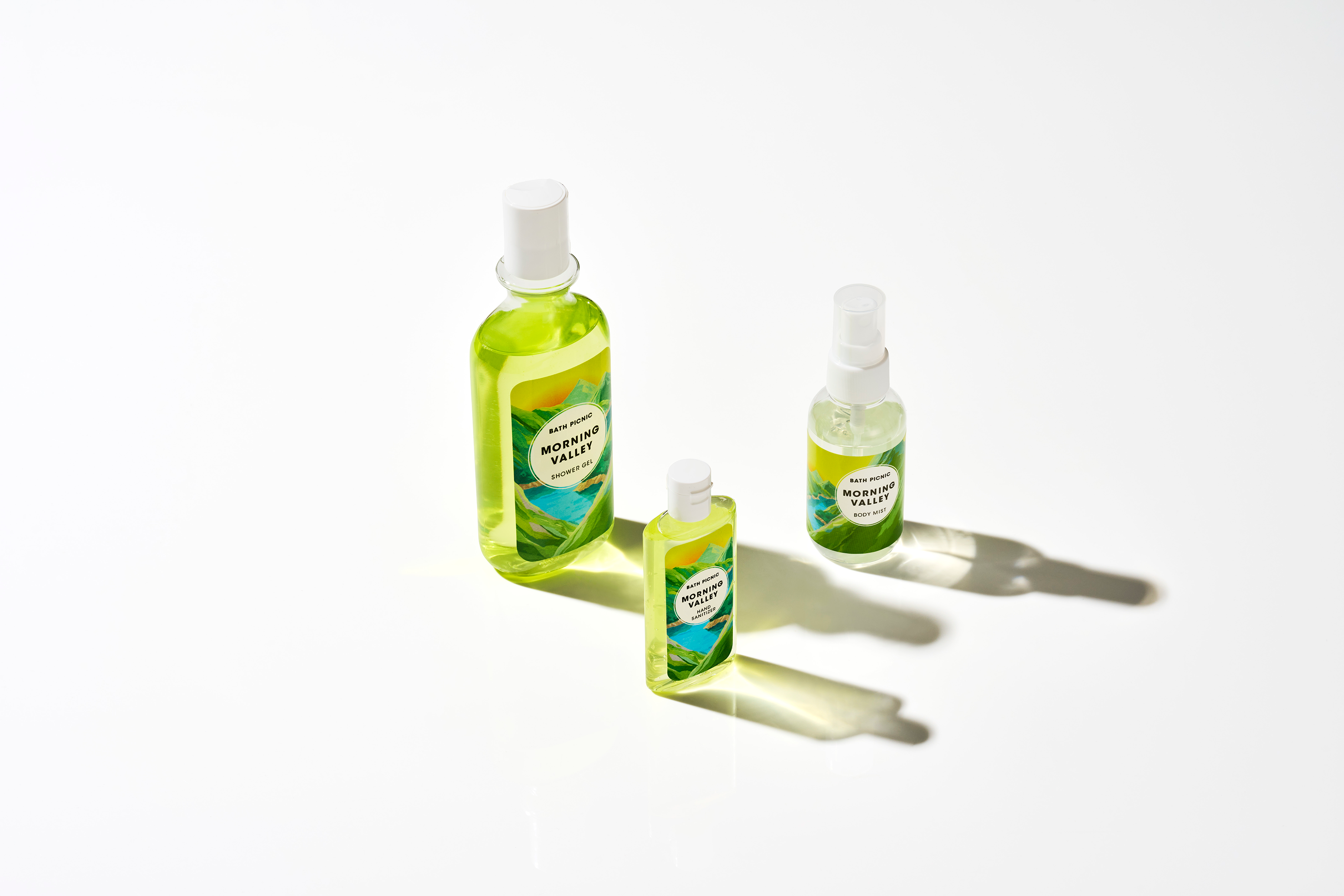 選べるシャワージェル＆ボディミスト&アルコールハンドジェル 3点セット