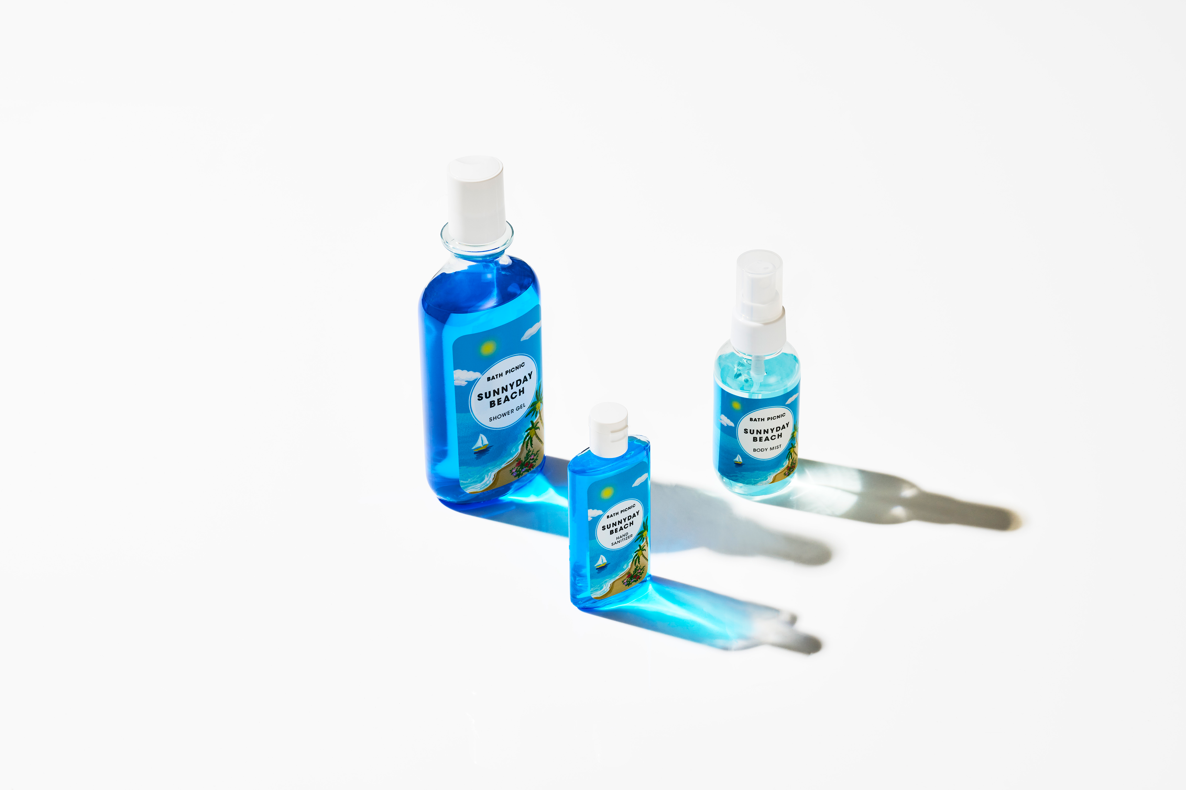 選べるシャワージェル＆ボディミスト&アルコールハンドジェル 3点セット