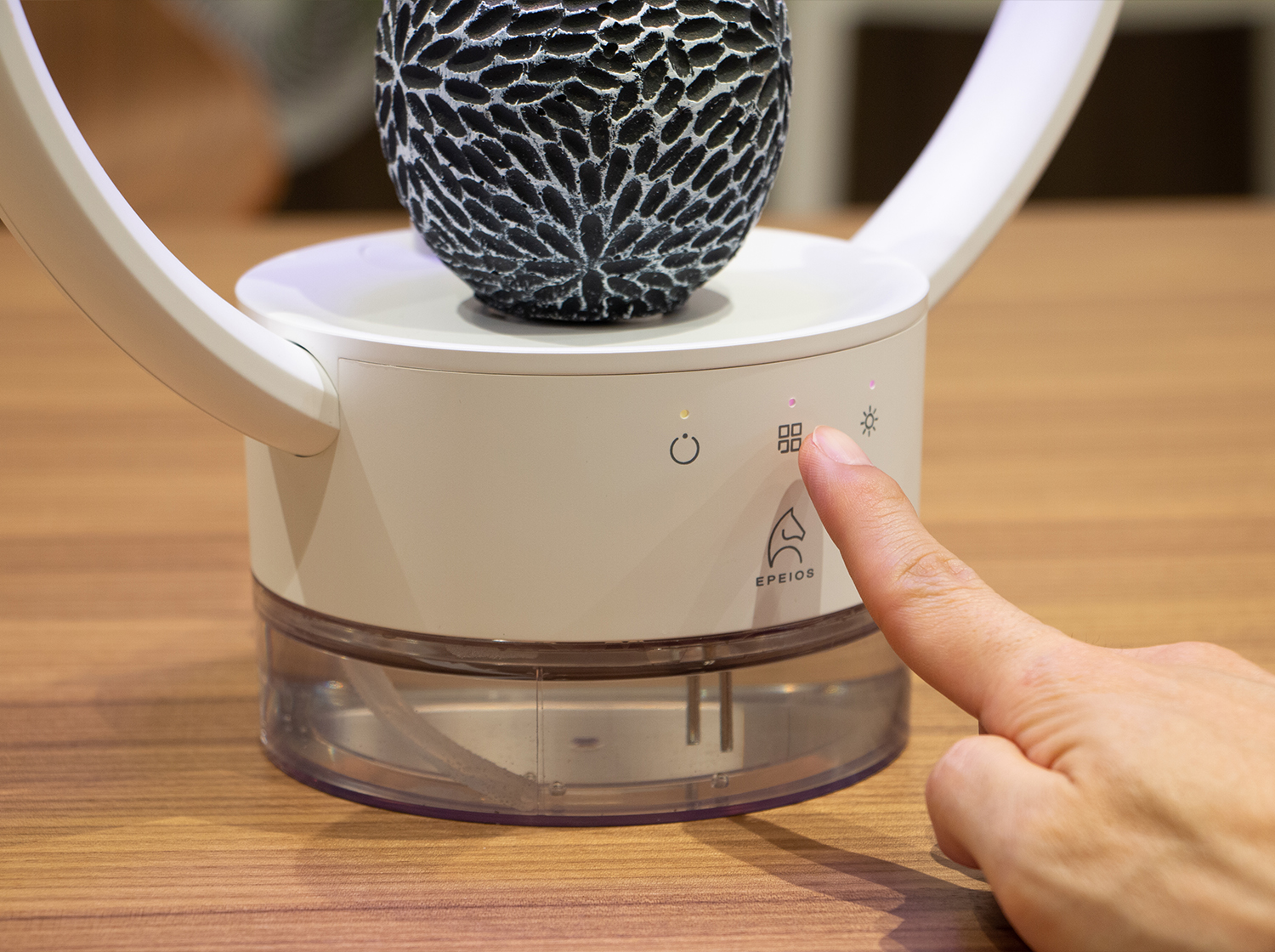 多⾁植物を飾るテーブルランプ「TANIQUE」