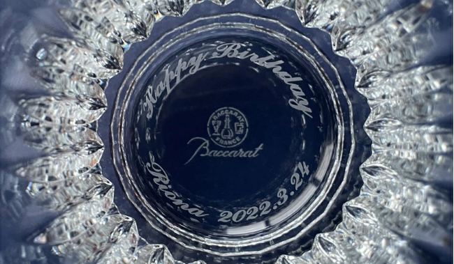 【名入れ】Baccarat ティアラ タンブラー ペア