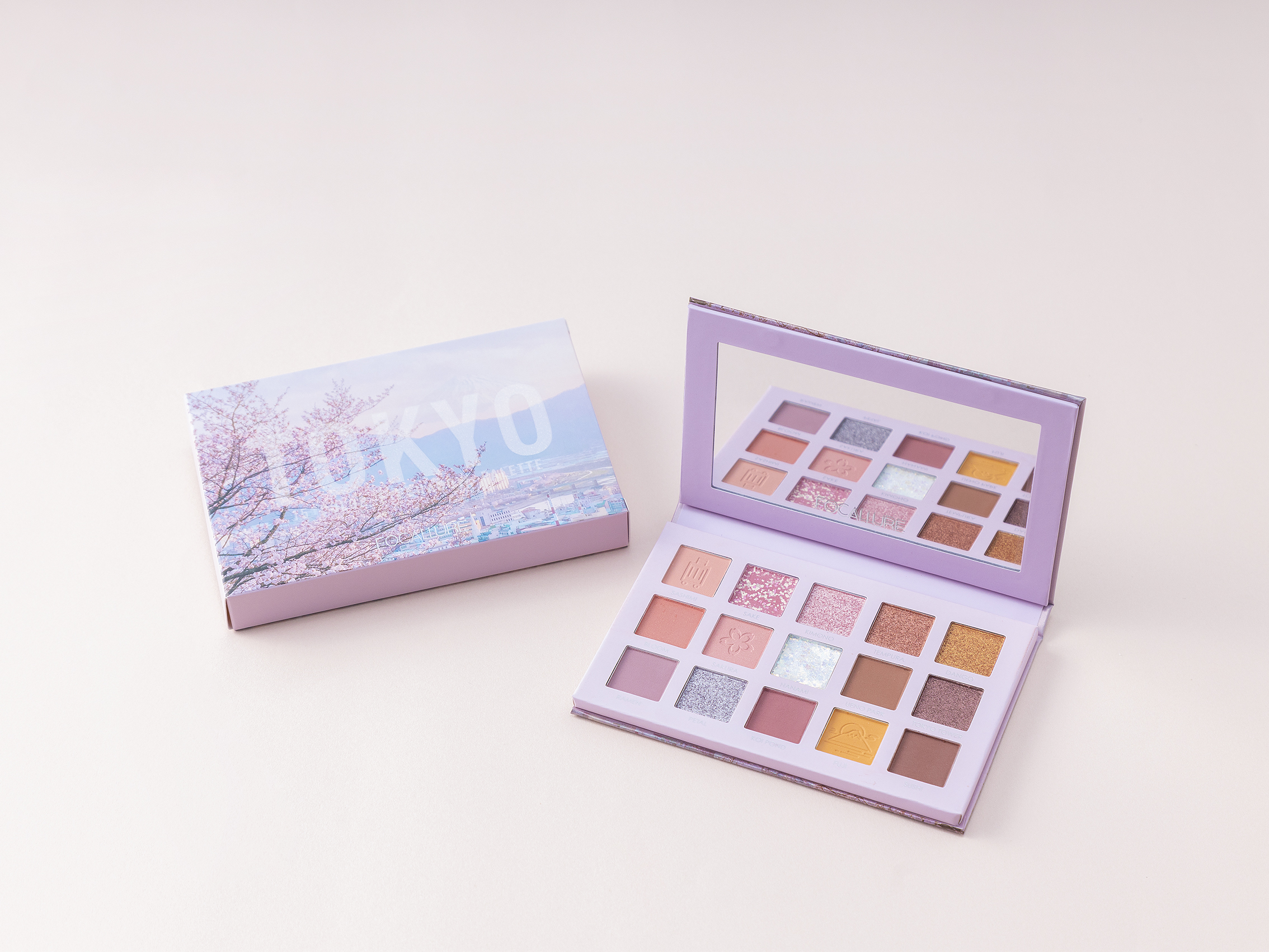 GO TRAVEL 15色アイシャドウパレット