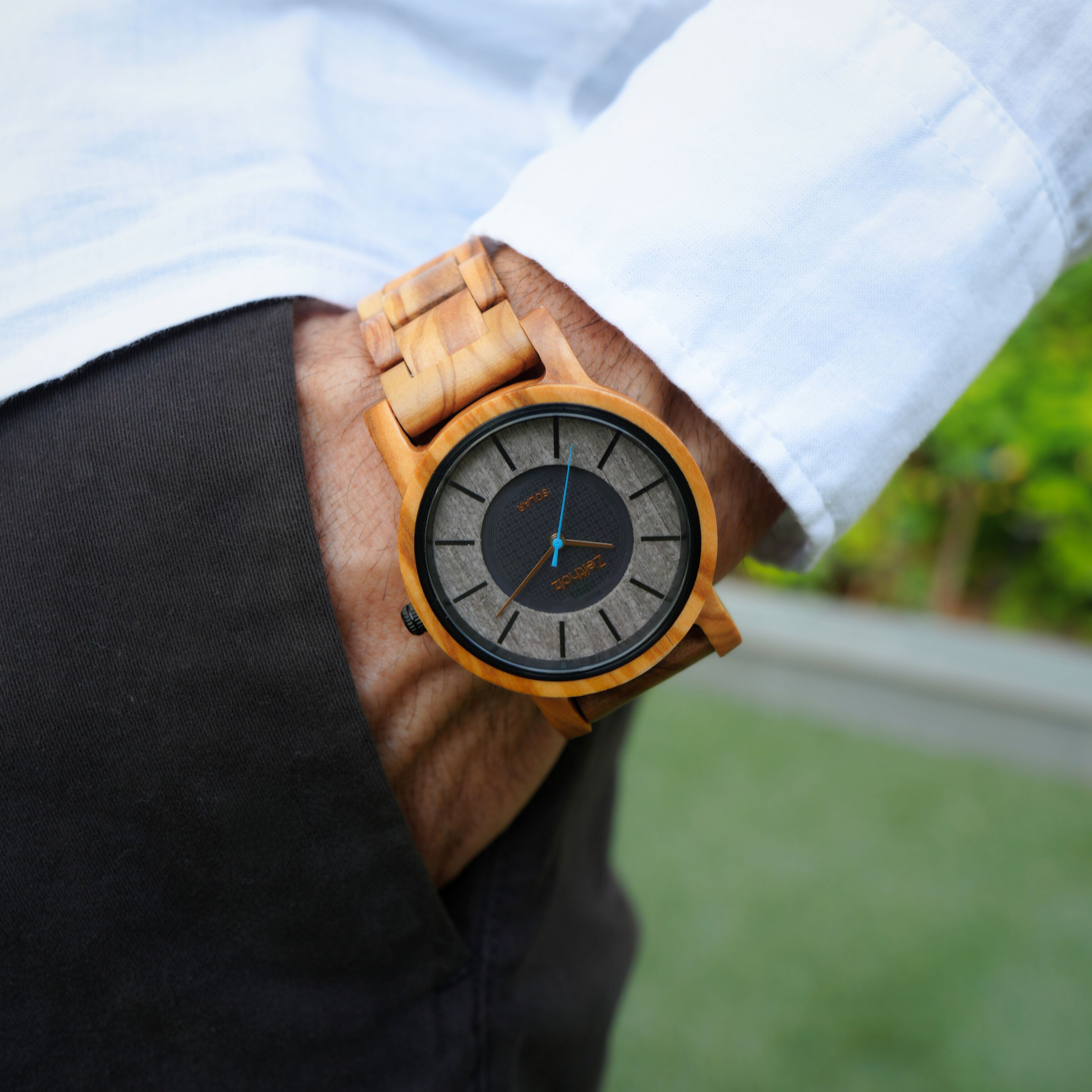 木製腕時計 Sonnenberg（Unisex）Solar（ソーラー）