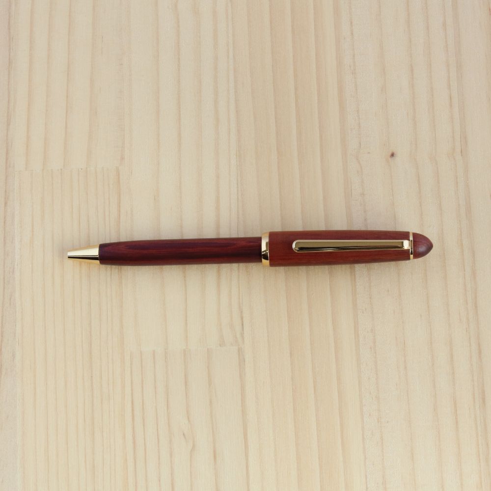 名入れ 天然木ノック式ボールペン