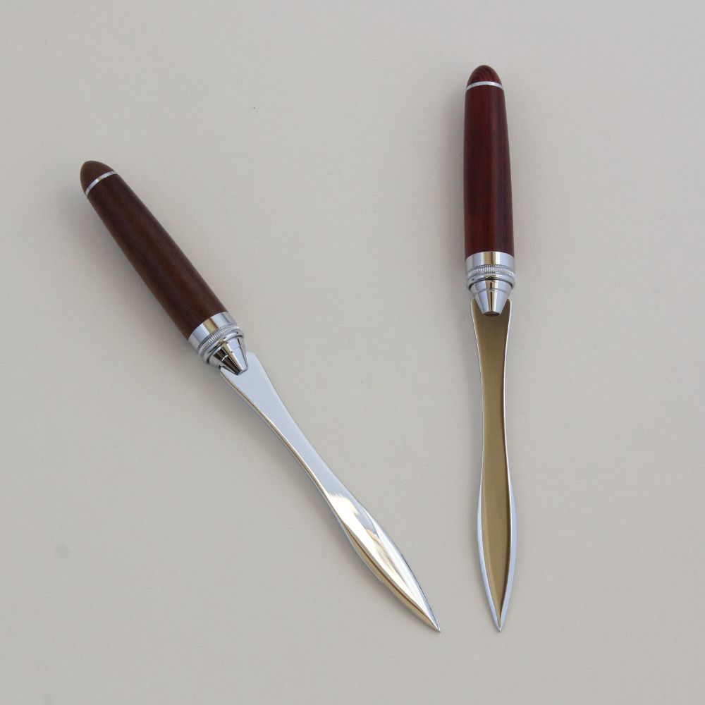 名入れ 天然木デザインペーパーナイフ