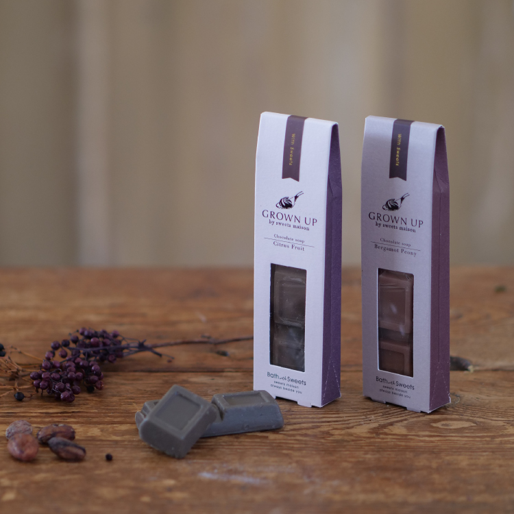 熊野筆チークブラシ＆チョコレートソープセット