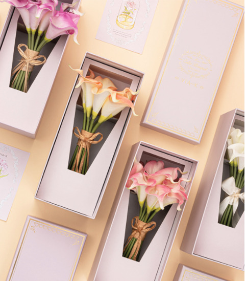 すぐに飾れるカラーブーケライト＋ベース2点セット