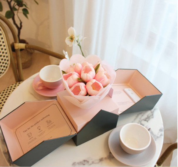 ブルームチューリップブーケライト＋ベース2点セット