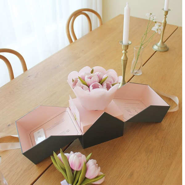ブルームチューリップブーケライト＋ベース2点セット