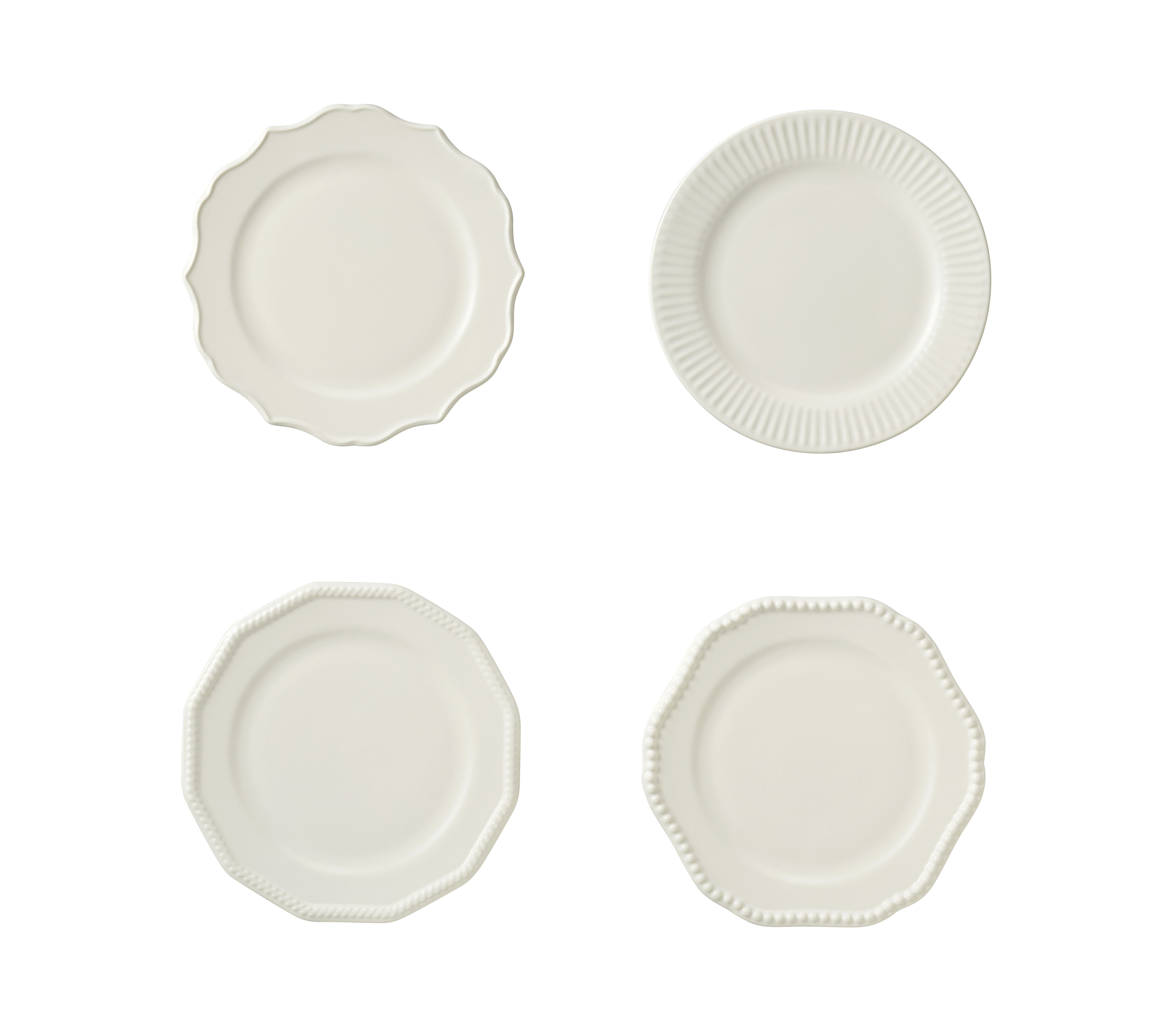 セラミックプレート4枚セット Φ17