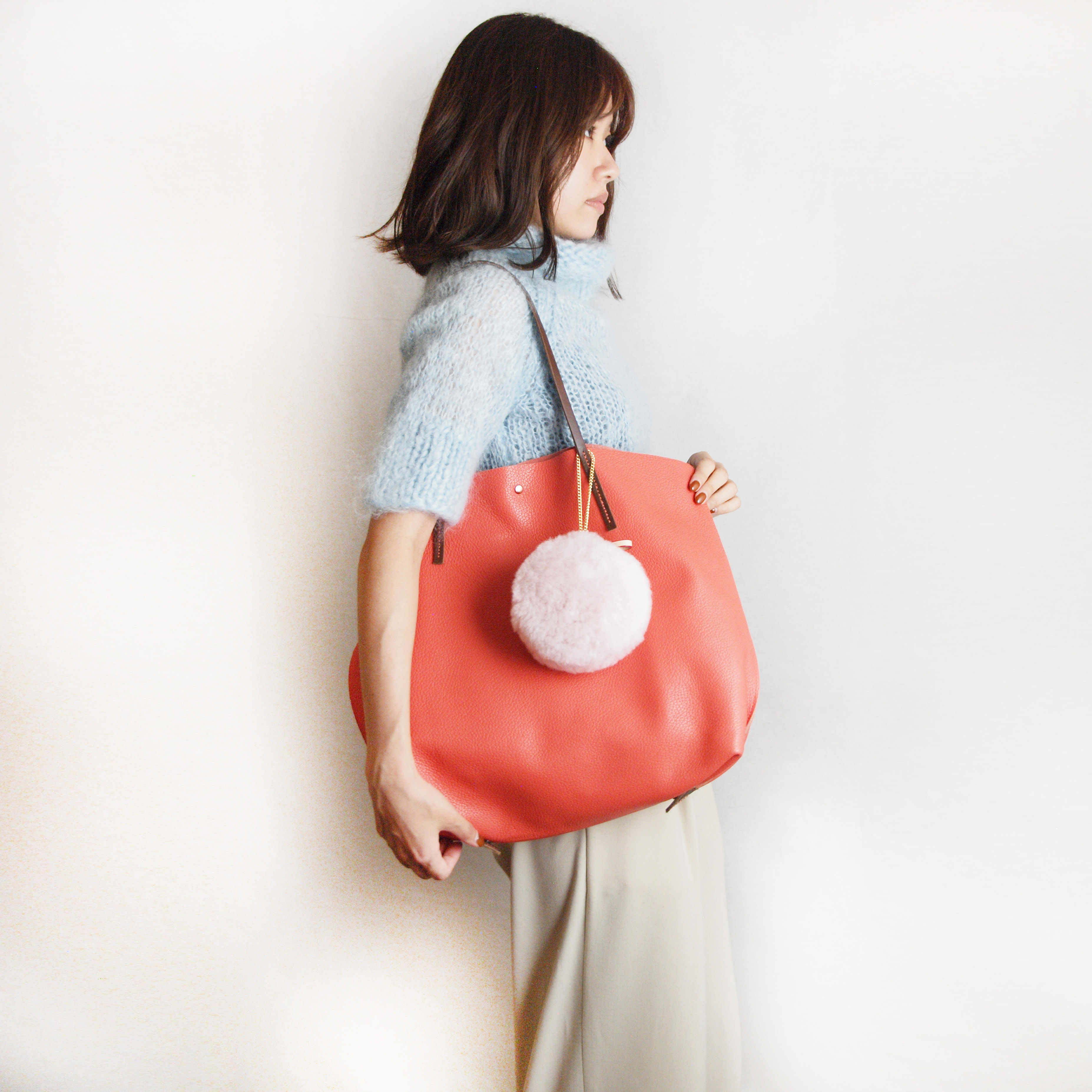 muku MACARON ムートンポーチ