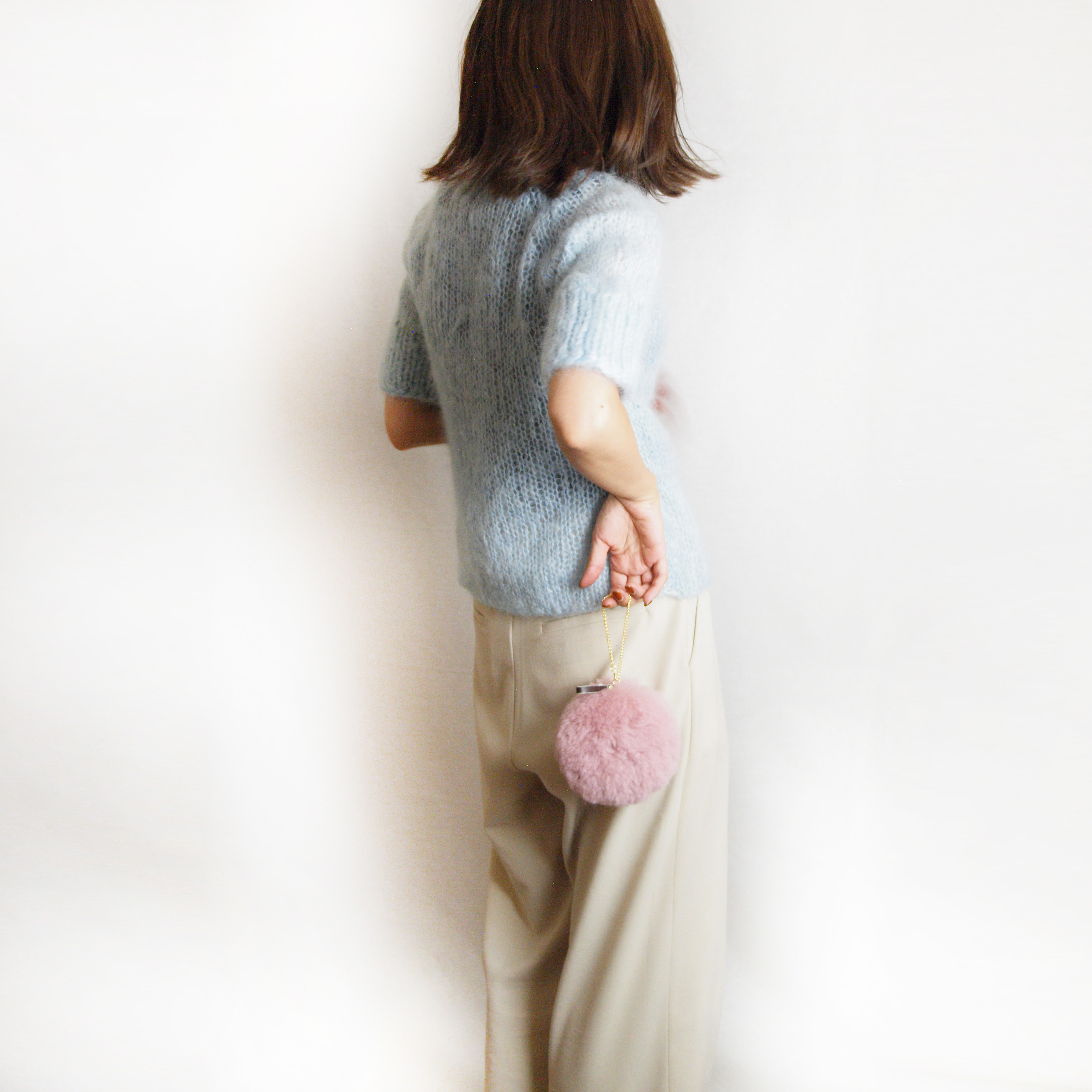 muku MACARON ムートンポーチ