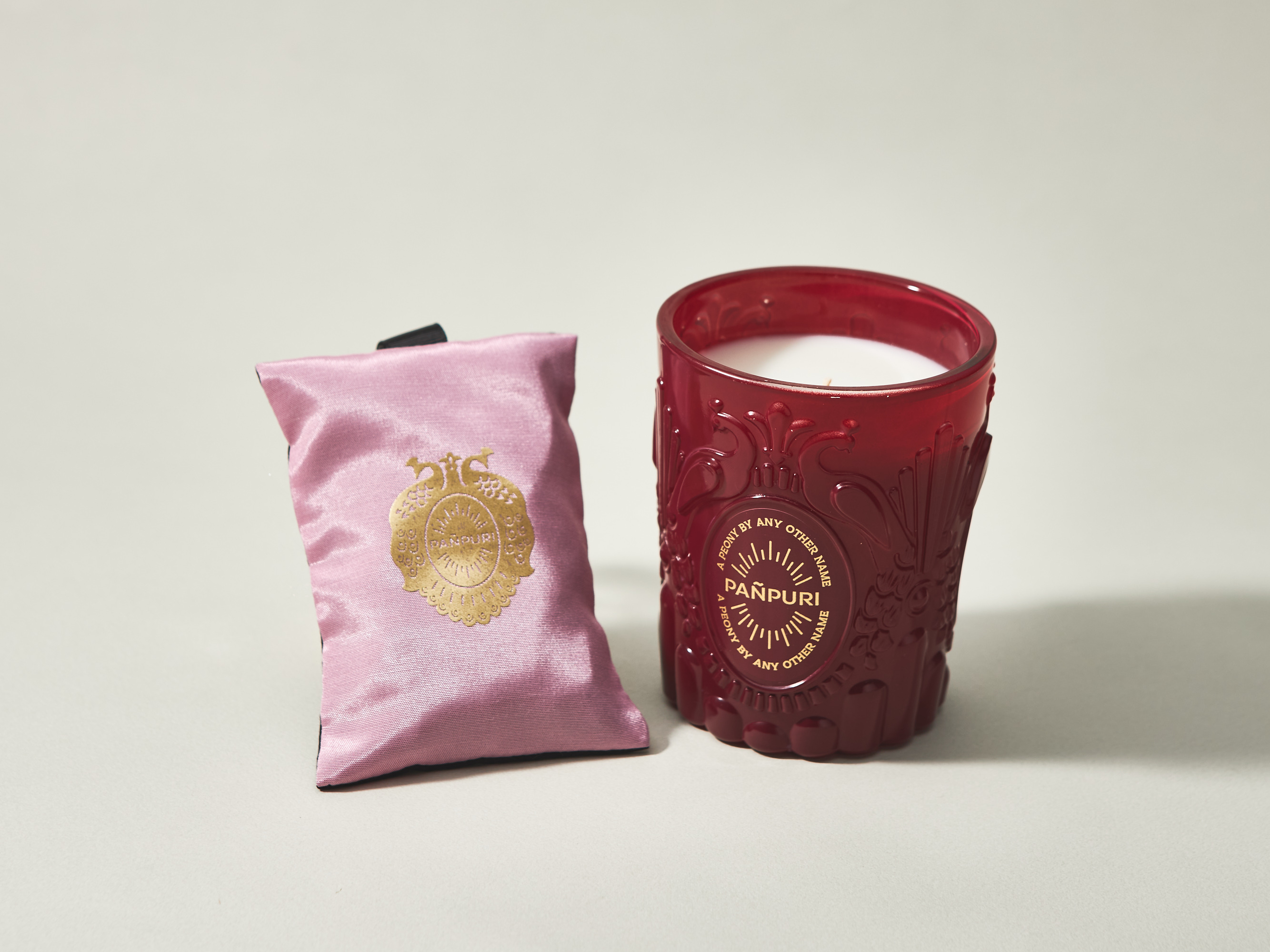 ピオニーセット〈キャンドル＆サシェ〉