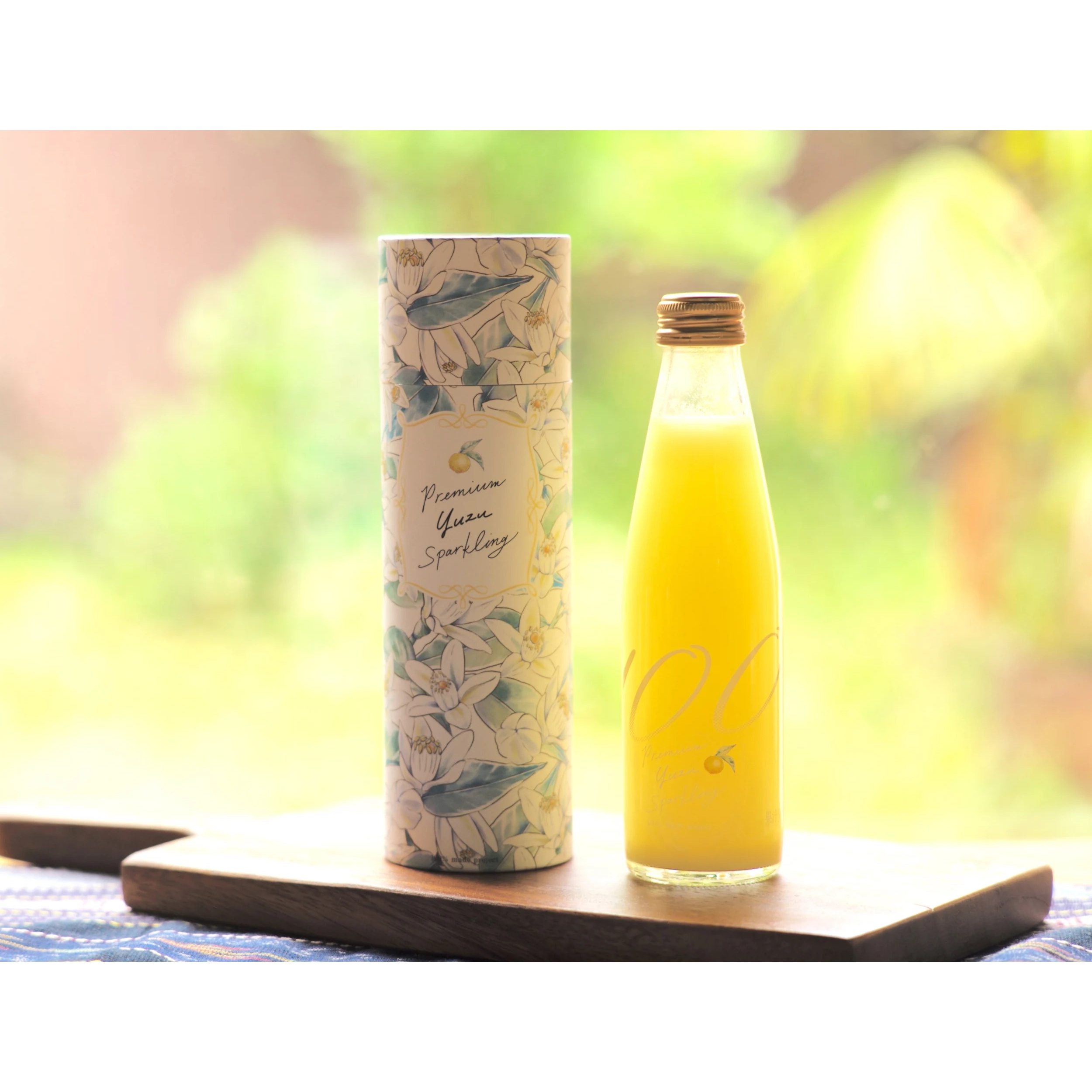 果汁と炭酸だけでつくる無添加ゆずドリンク Premium Yuzu Sparkling 4本セット