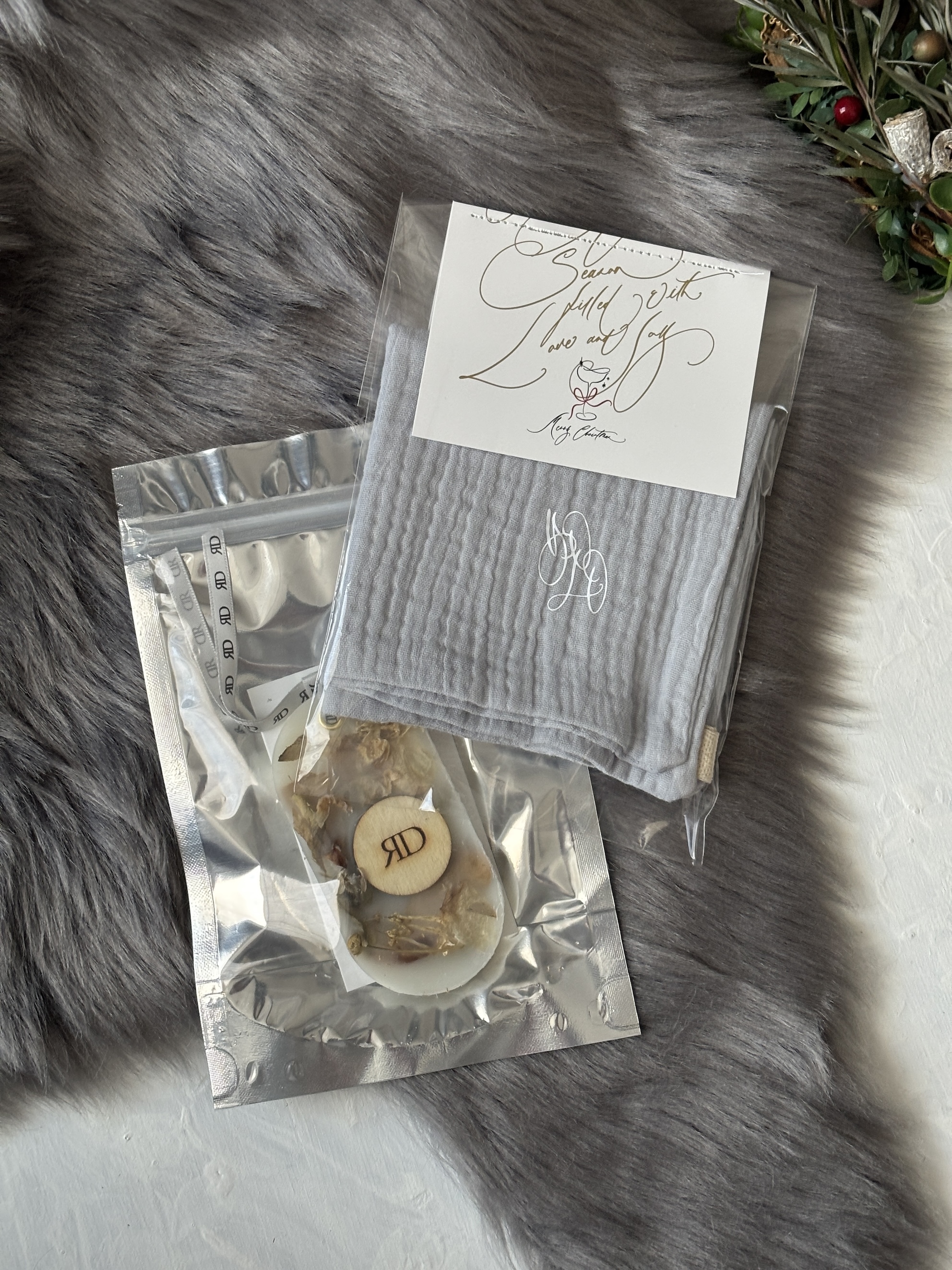 ロスフラワーキャンドルサシェセット