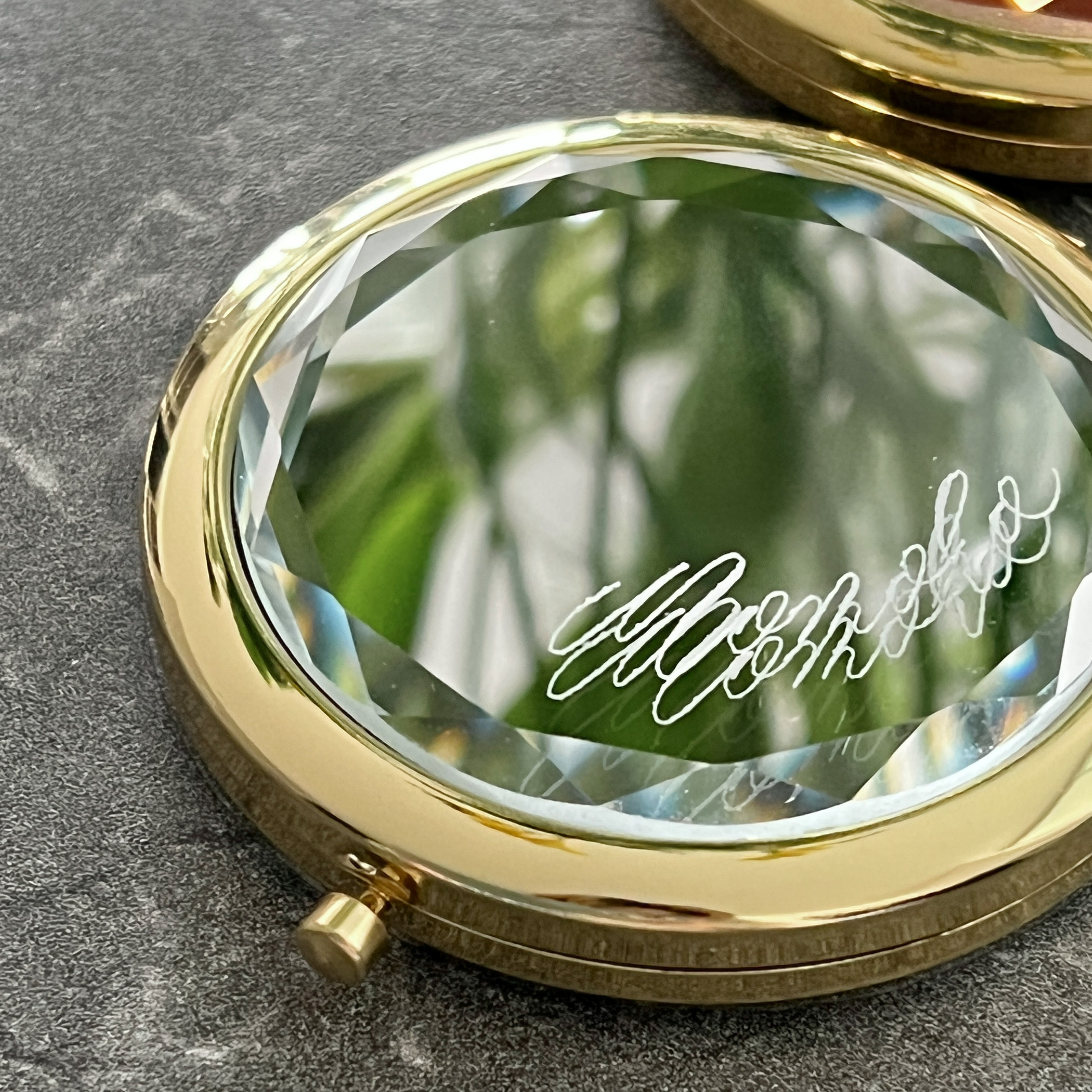 コンパクトミラー&アルコールジェルボトルケースセット