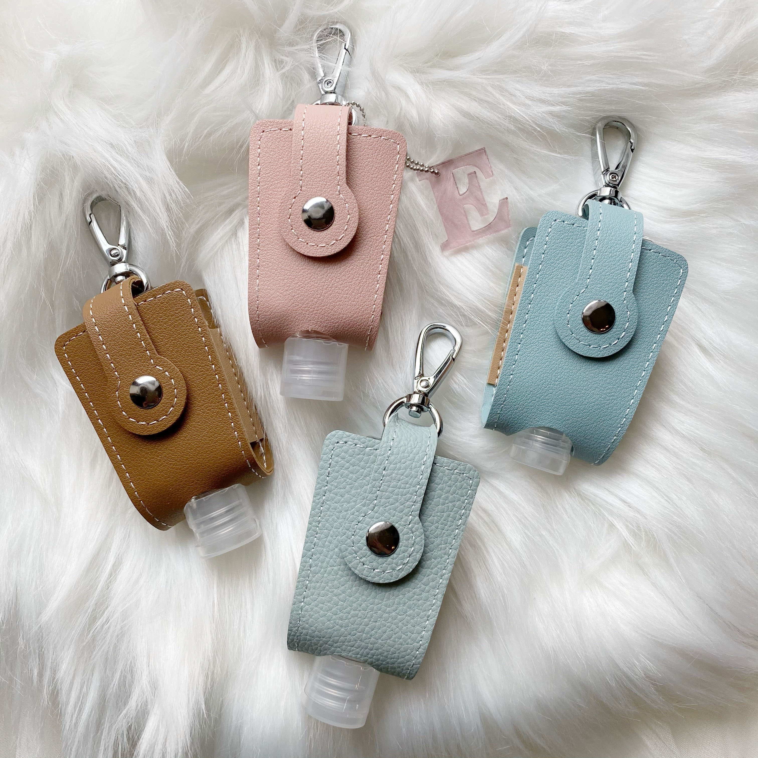 コンパクトミラー&アルコールジェルボトルケースセット