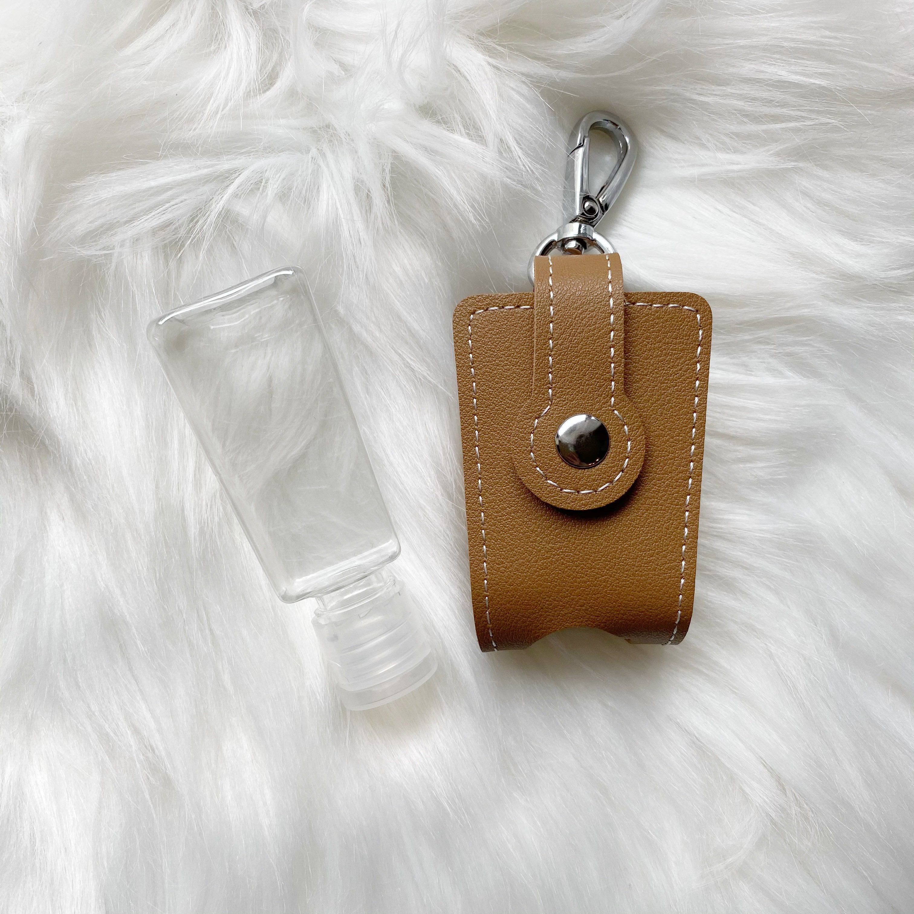 コンパクトミラー&アルコールジェルボトルケースセット