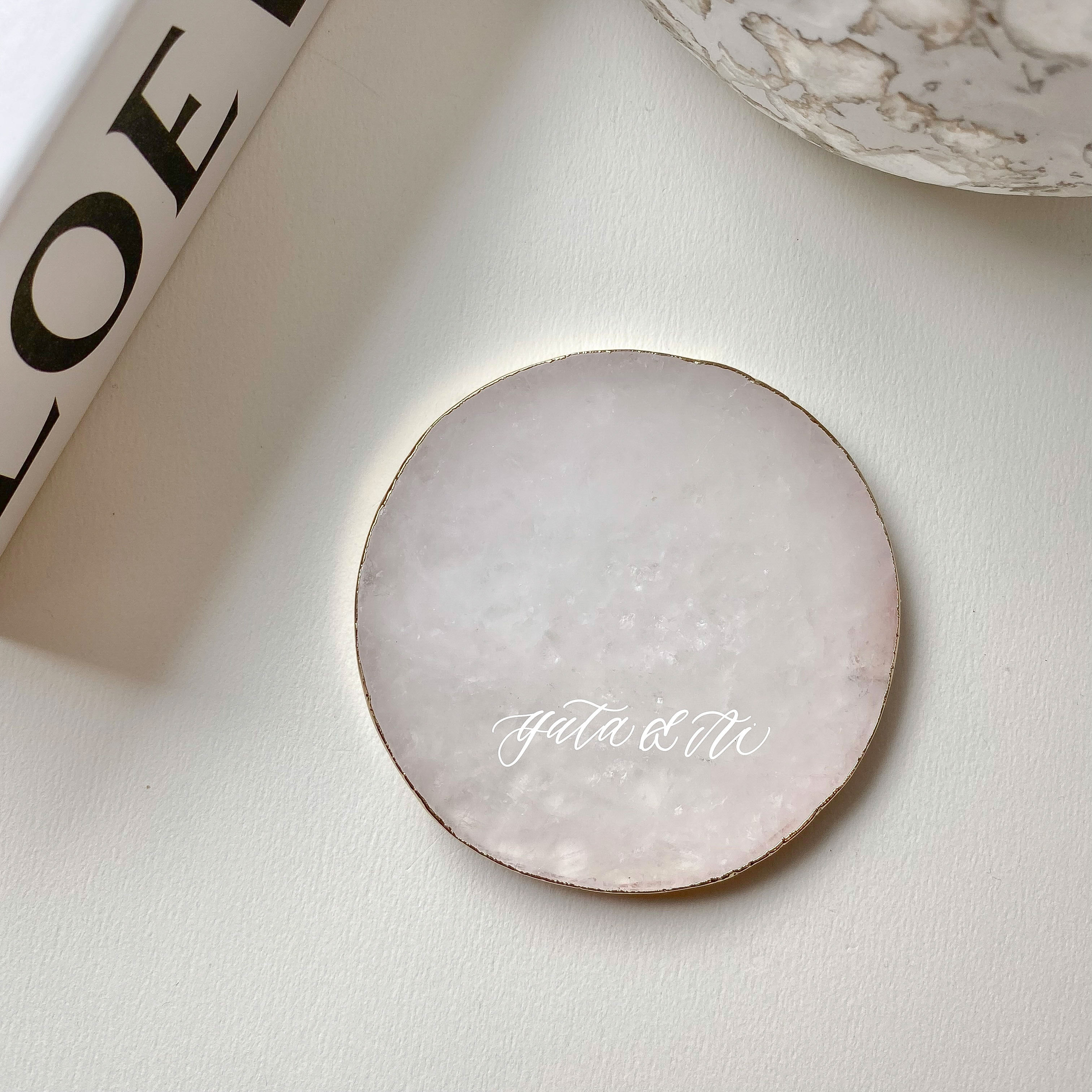 クォーツリングプレート　ラウンド