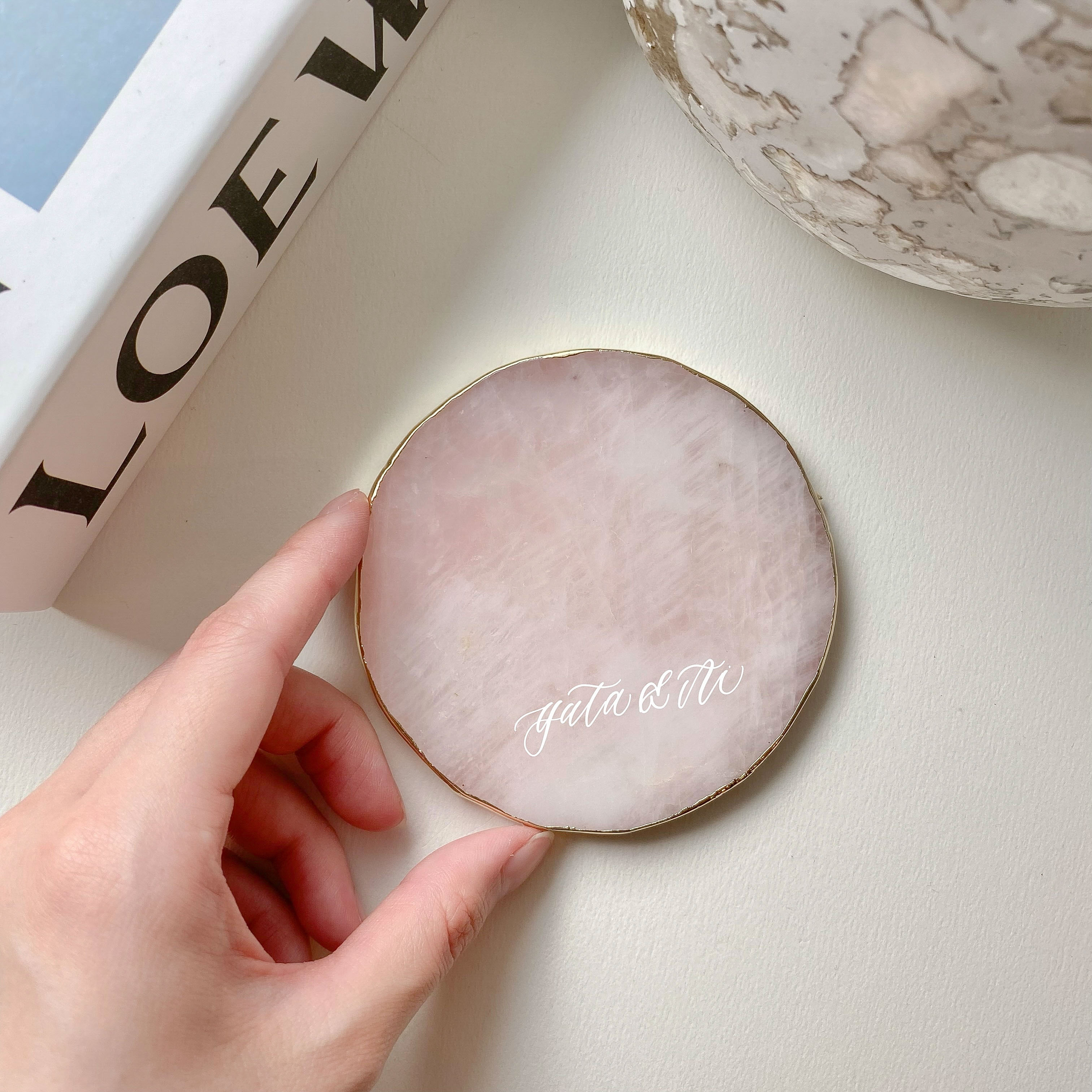 クォーツリングプレート　ラウンド