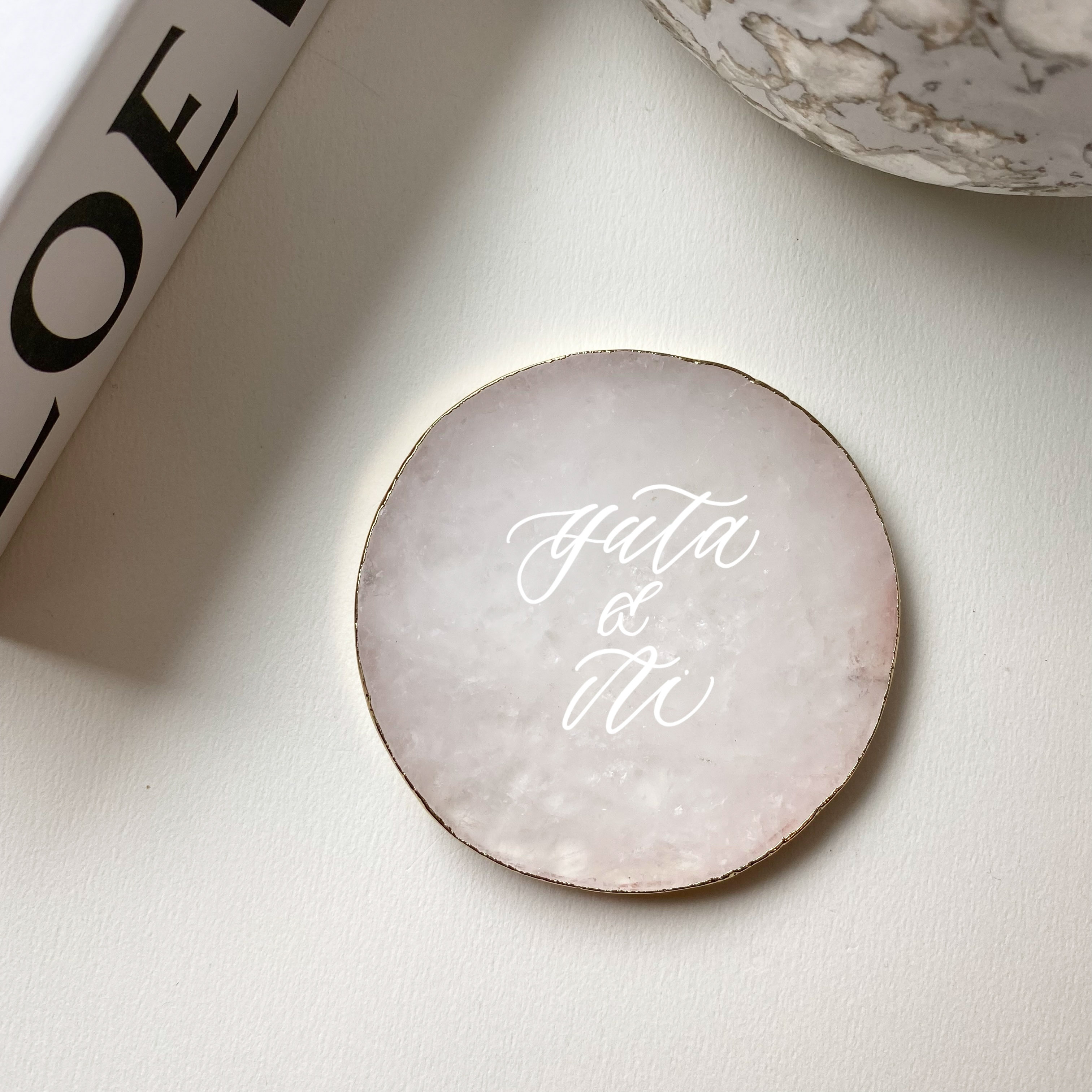 クォーツリングプレート　ラウンド