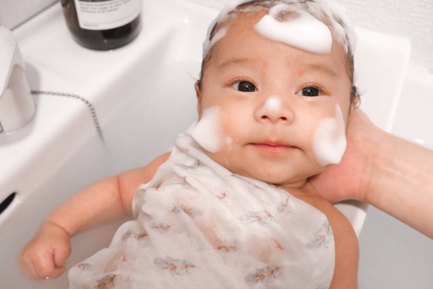 【ボックス付き】もこもこ天使スタイ&ガーゼ3枚セット