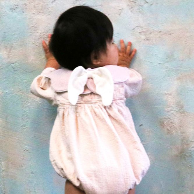 【ボックス付き】もこもこ天使スタイ&ガーゼ3枚セット