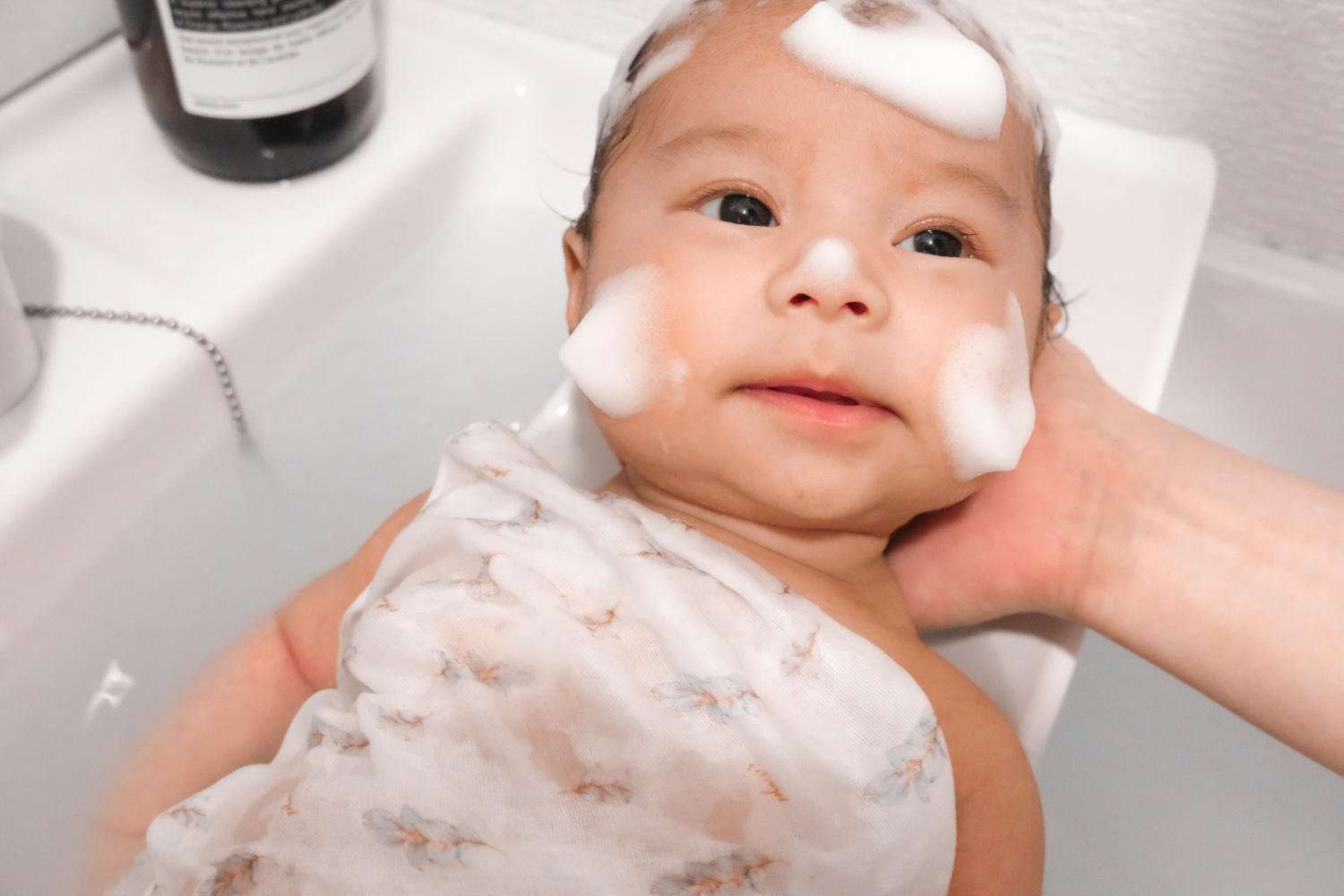 【ボックス付き】もこもこ天使スタイ&ガーゼ3枚セット