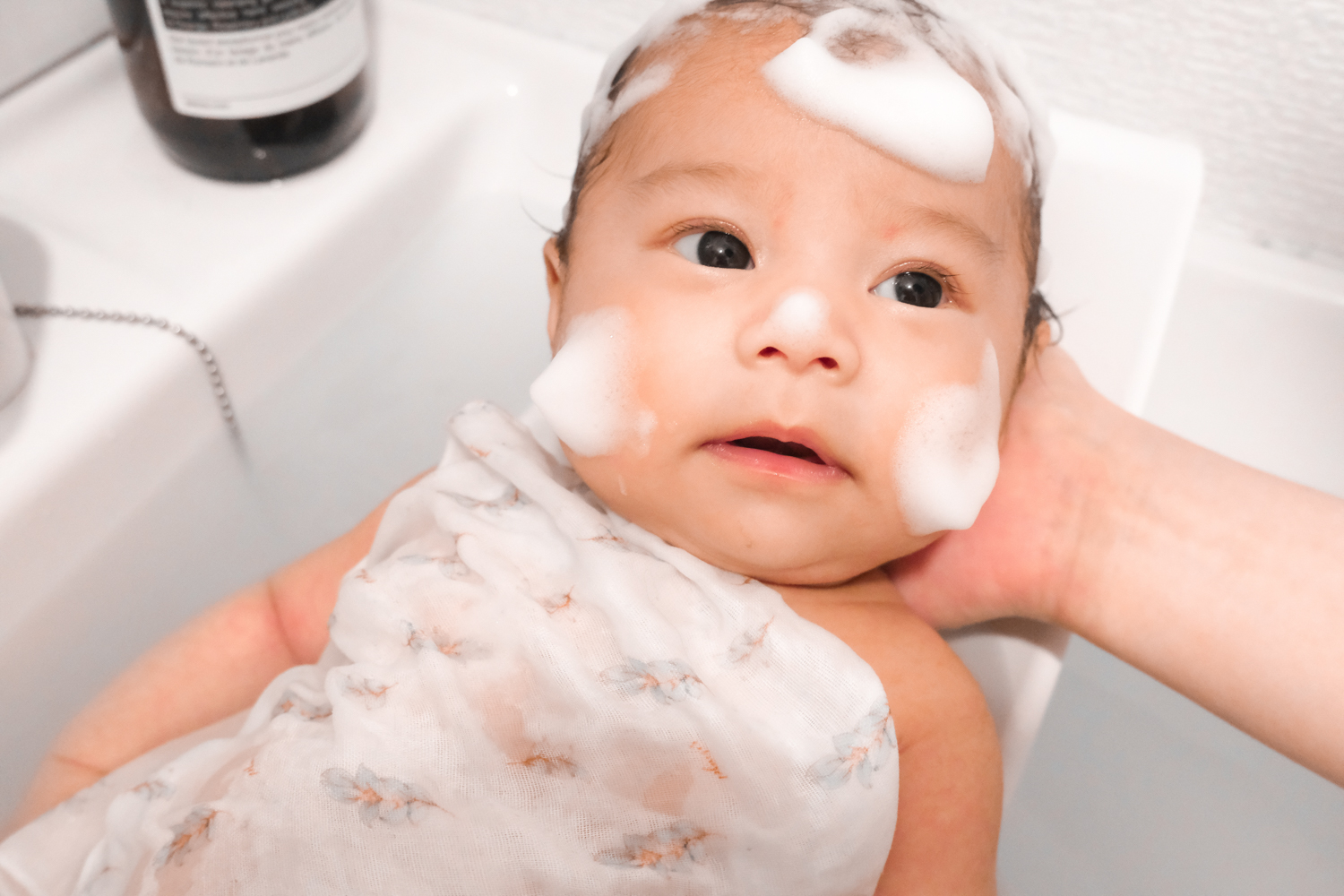 【ボックス付き】もこもこ天使スタイ&ガーゼ3枚セット