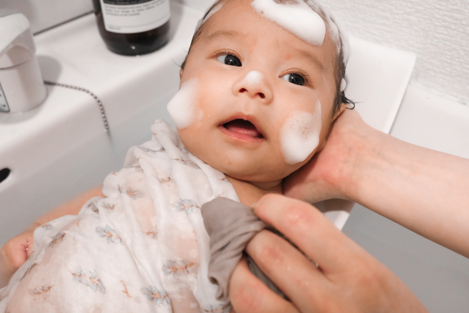 【ボックス付き】もこもこ天使スタイ&ガーゼ3枚セット